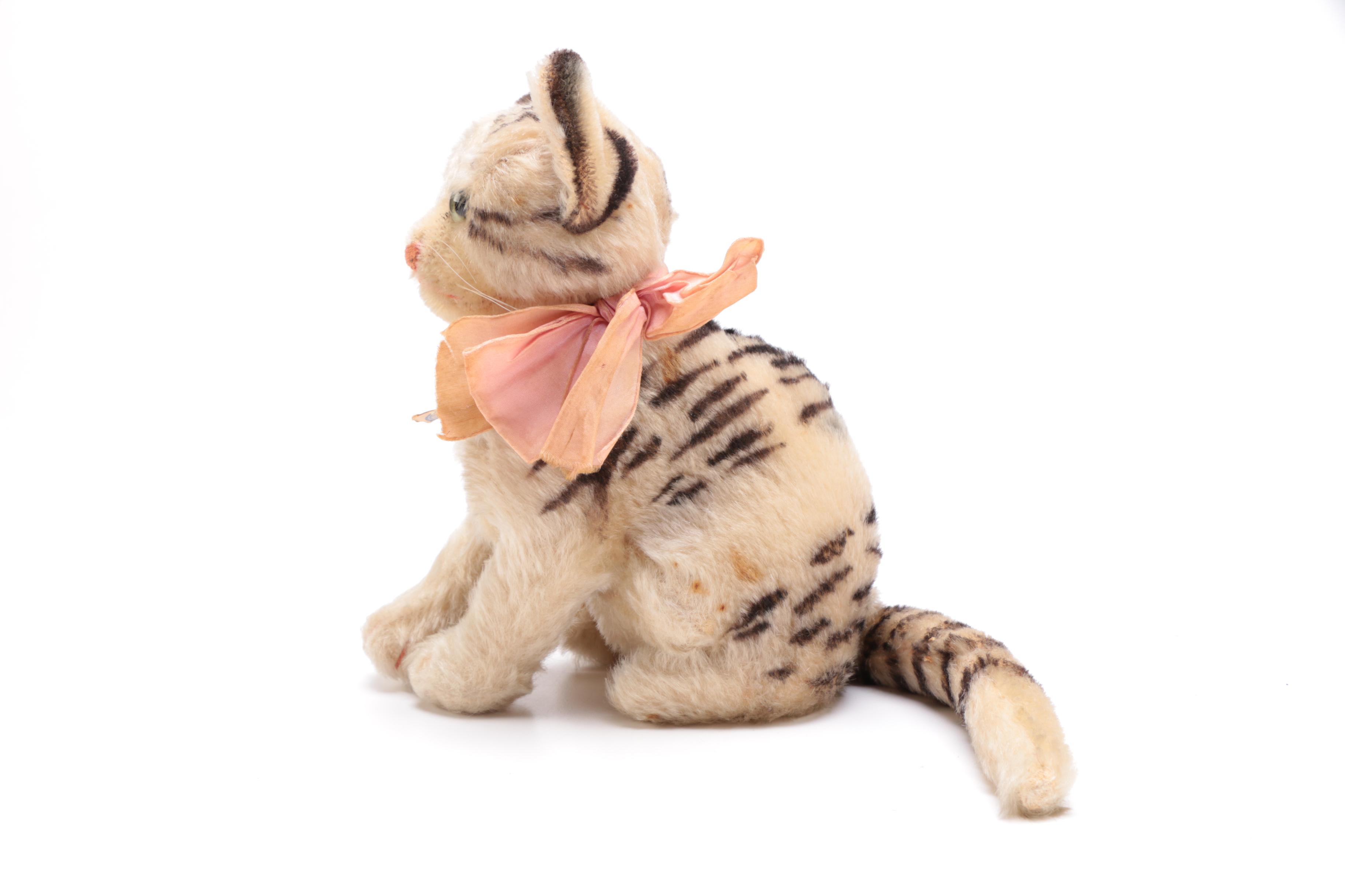 Stuffed Toys Including 1950s-Era Steiff Susi Cat