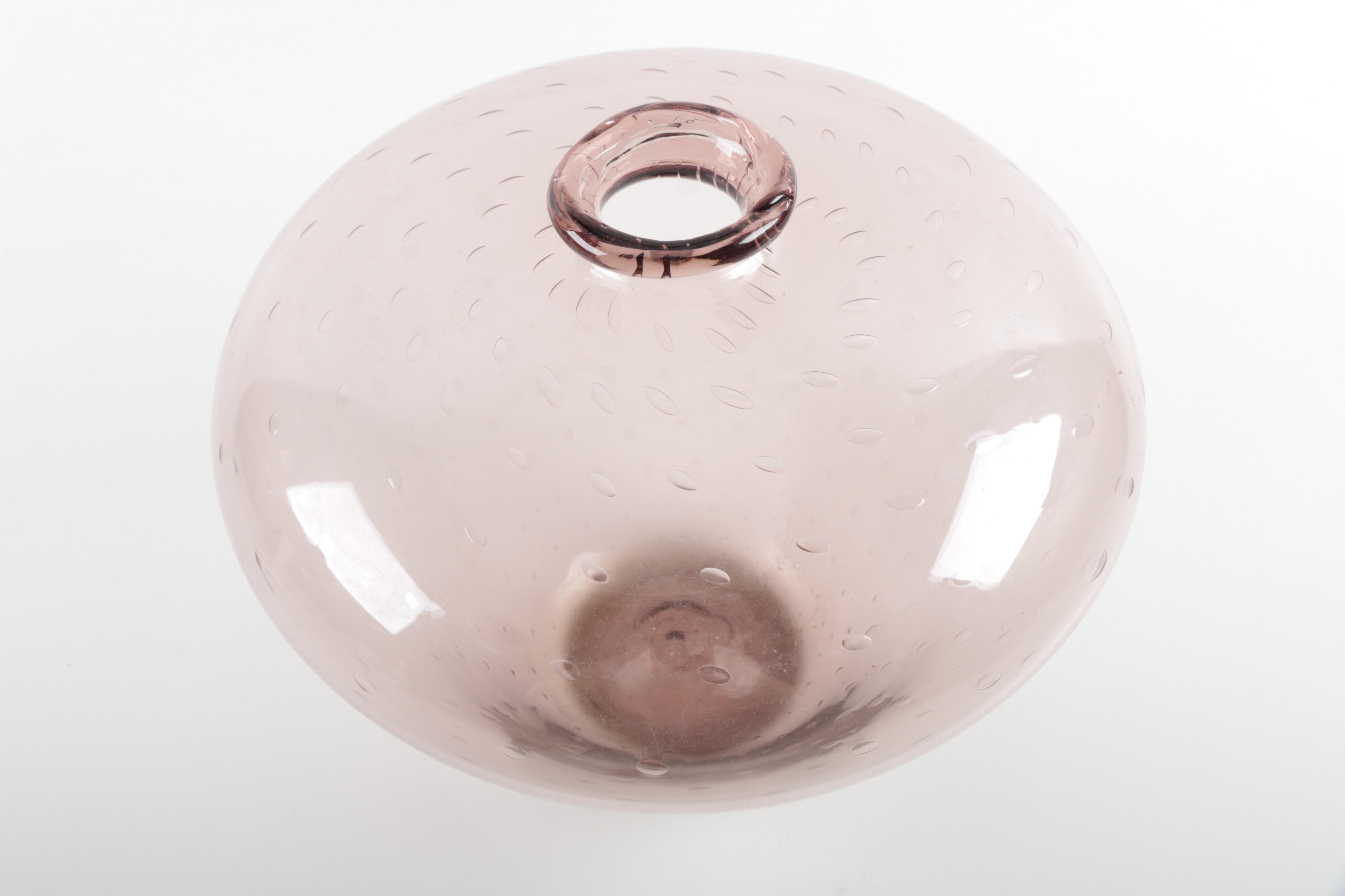 1920s "MVM Cappellin Murano" Pink Glass Vase