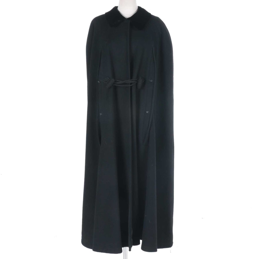 Bentley & Simon Full Length Wool Cape