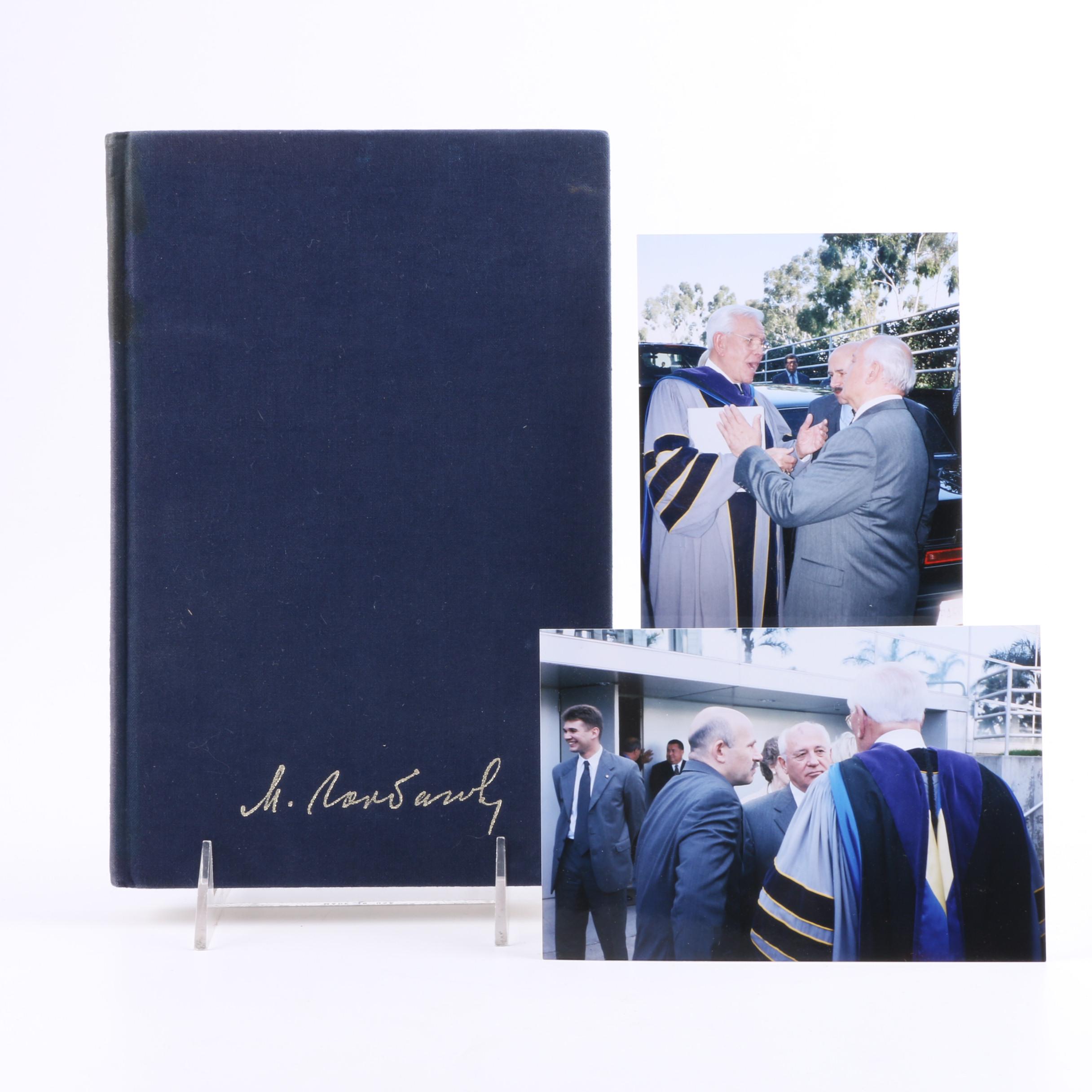 First Edition "Perestroika" Signed by Mikhail Gorbachev
