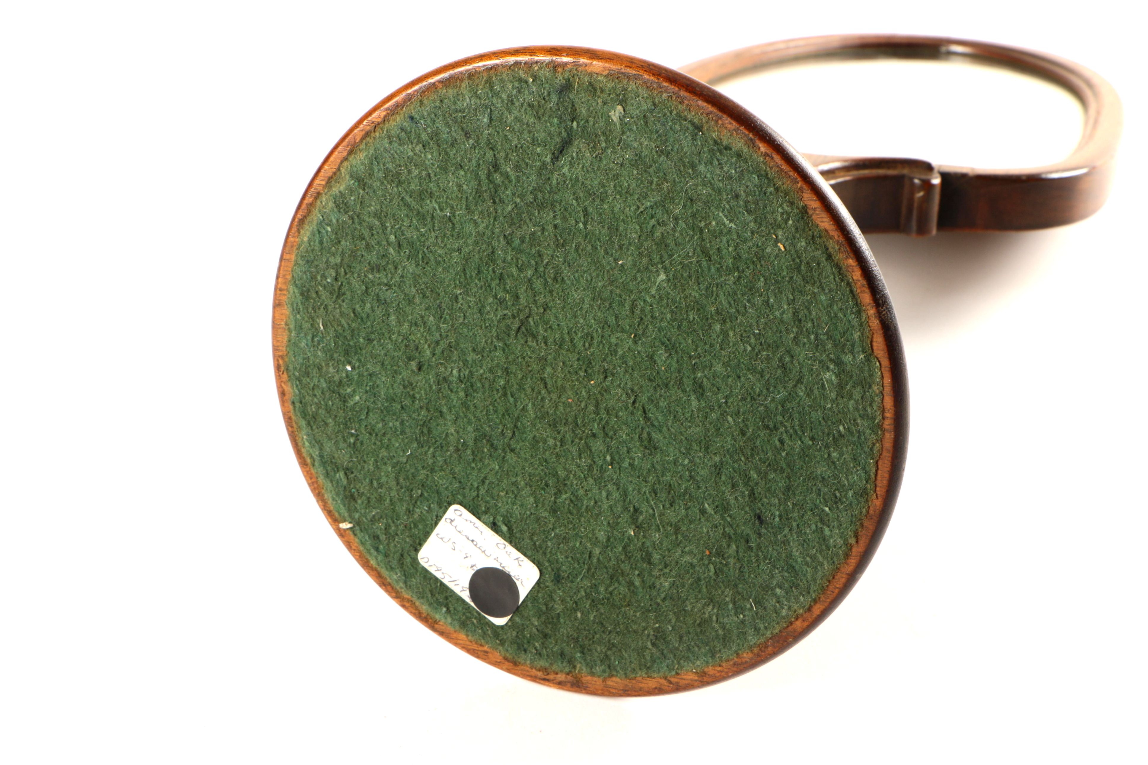 Wood Framed Mirror on Stand