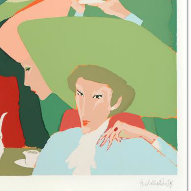 Amleto dalla Costa "Fanno - Salotto" Signed Limited Edition Serigraph