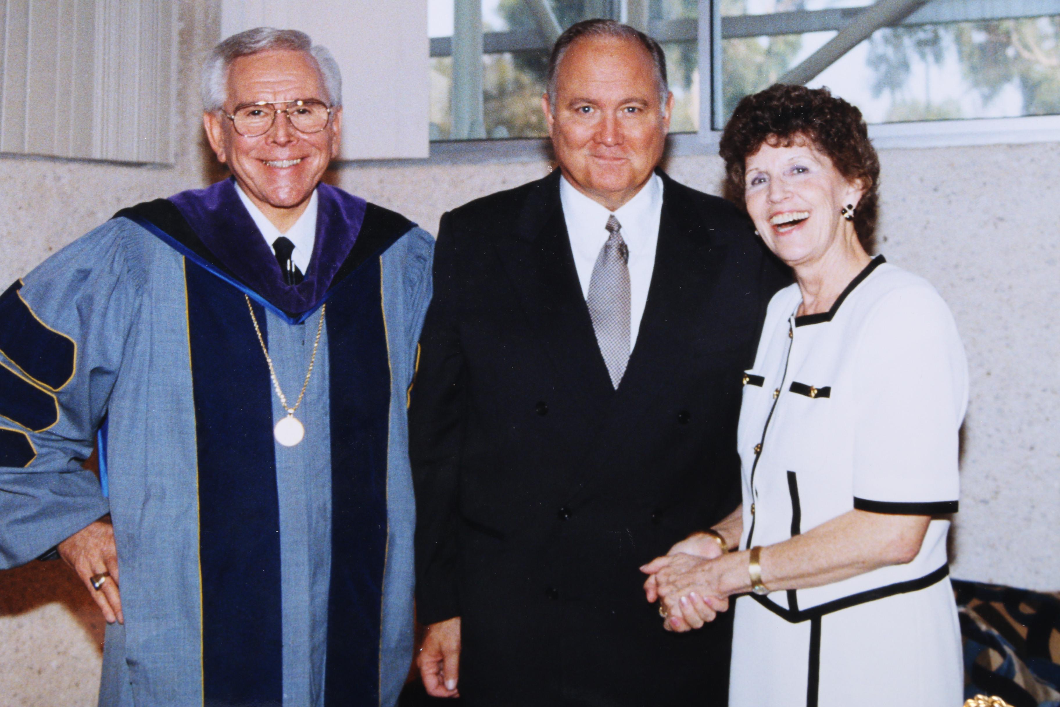 Dr. Robert Schullers Eyeglasses and Founding Pastor Medal
