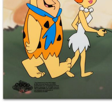 "The Flintstones Walking Dino" Universal Studios Sericel