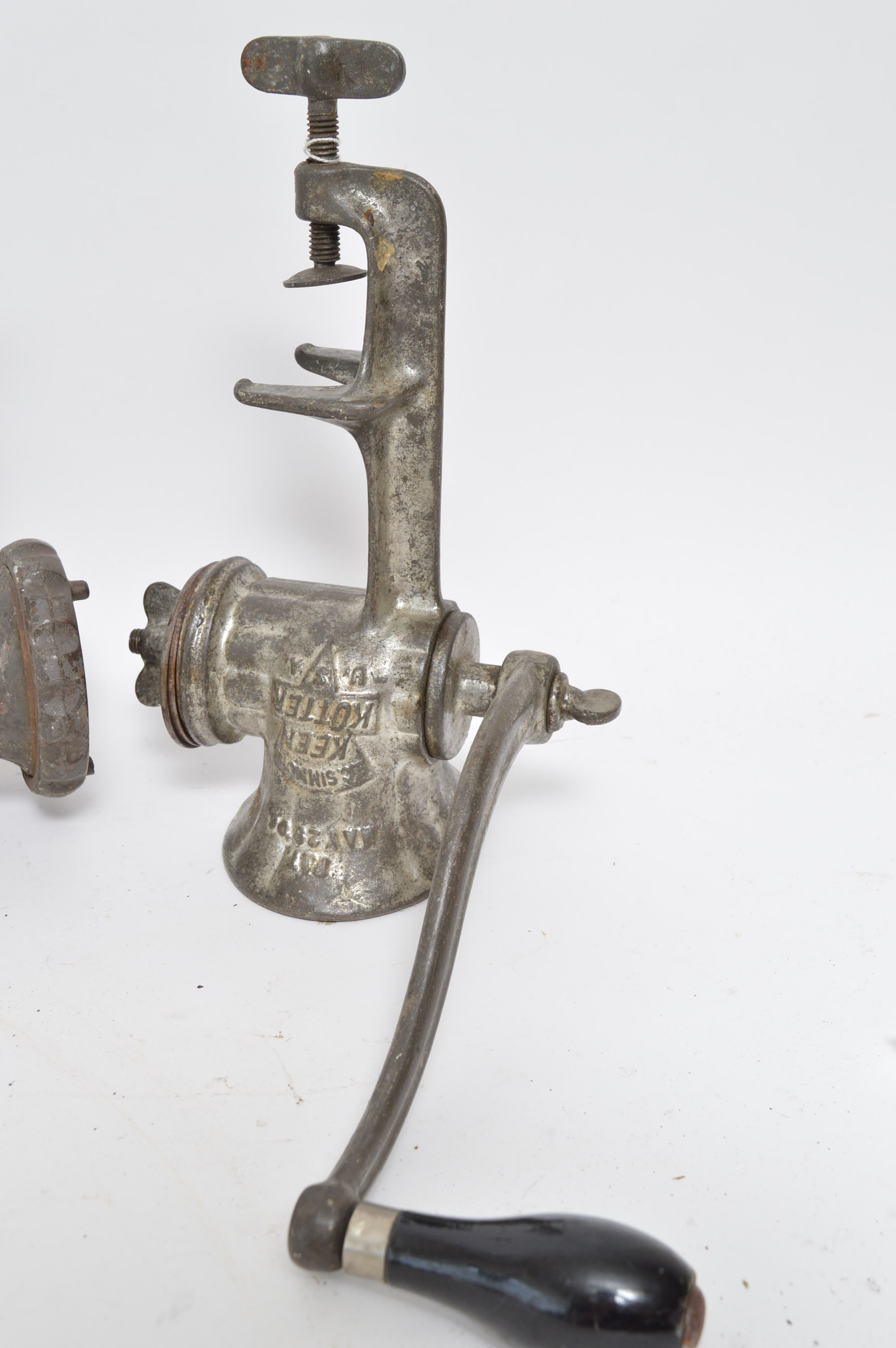 Vintage Hand-Crank Meat Grinders