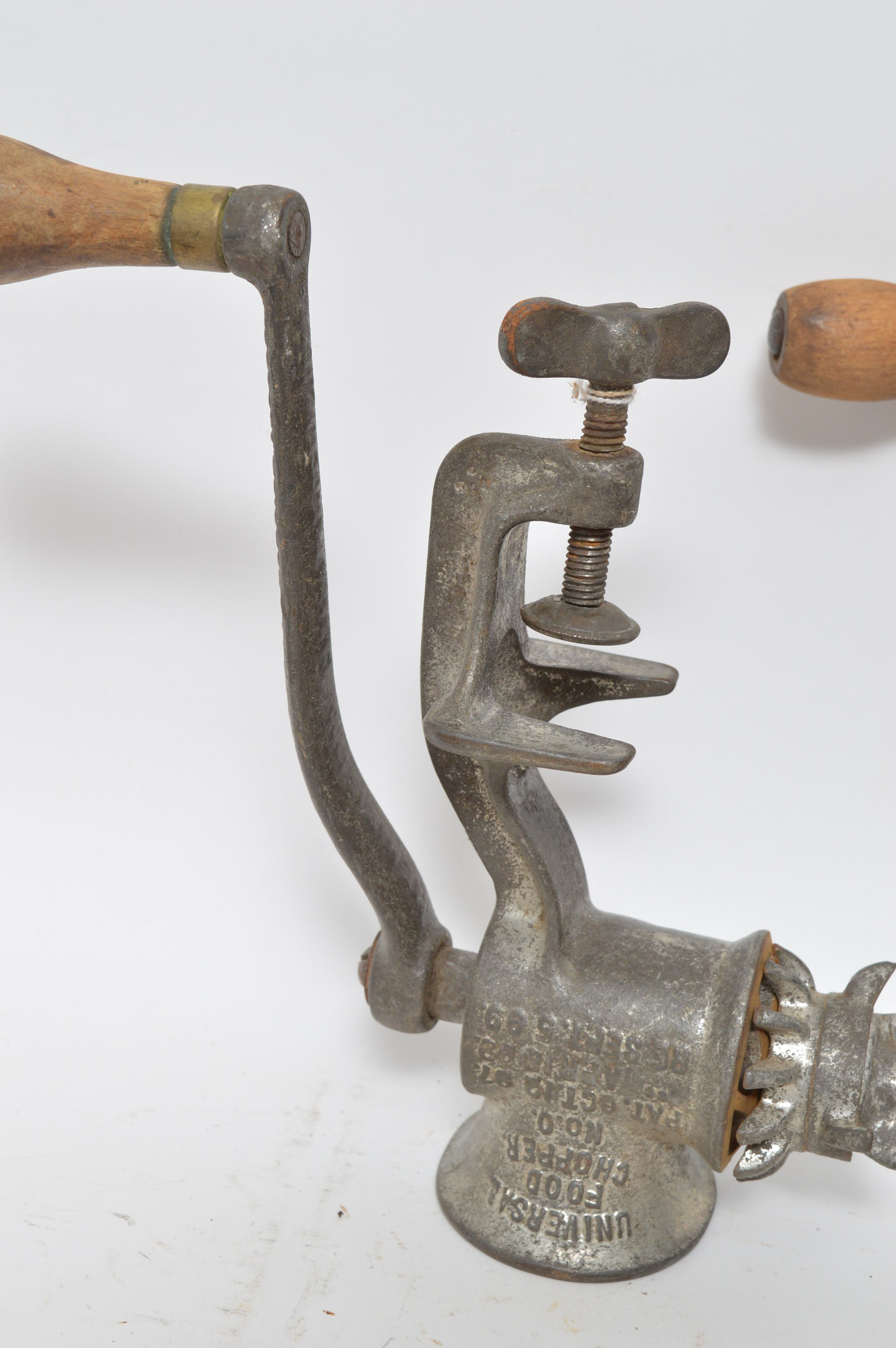 Vintage Hand-Crank Meat Grinders