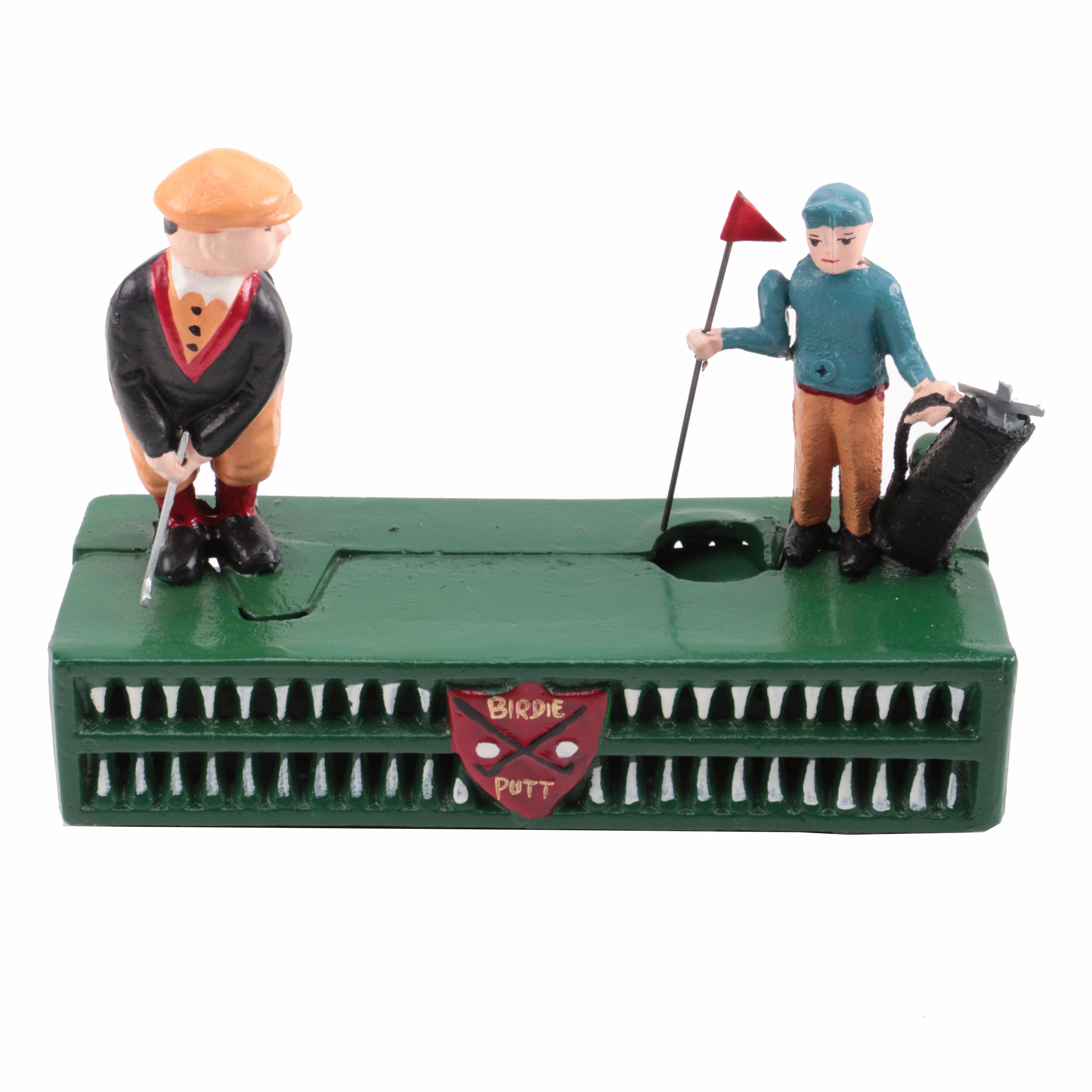 Heritage Mint "Birdie Putt" Cast Iron Bank