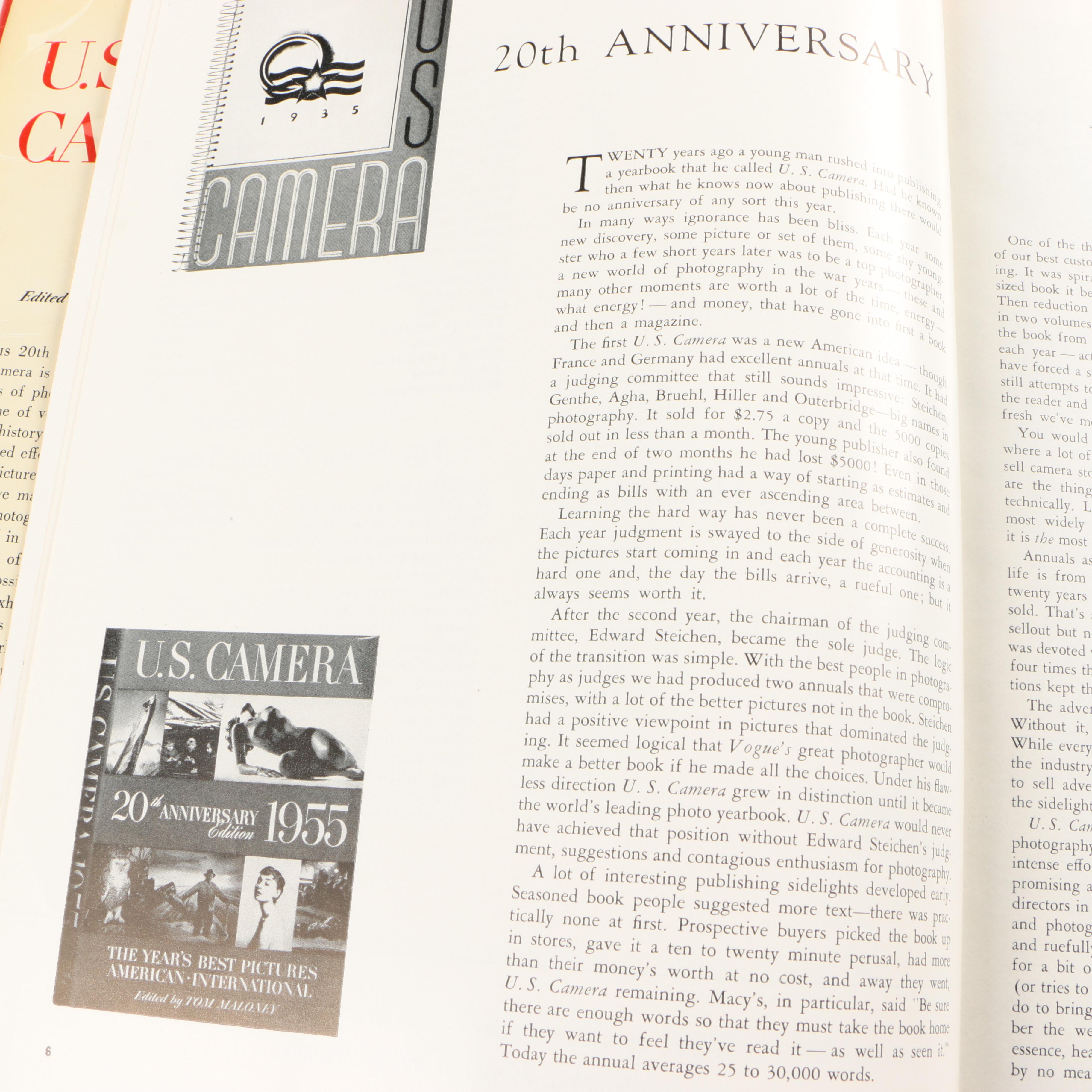 1950s Three Volumes of "U.S. Camera" Edited by Tom Maloney