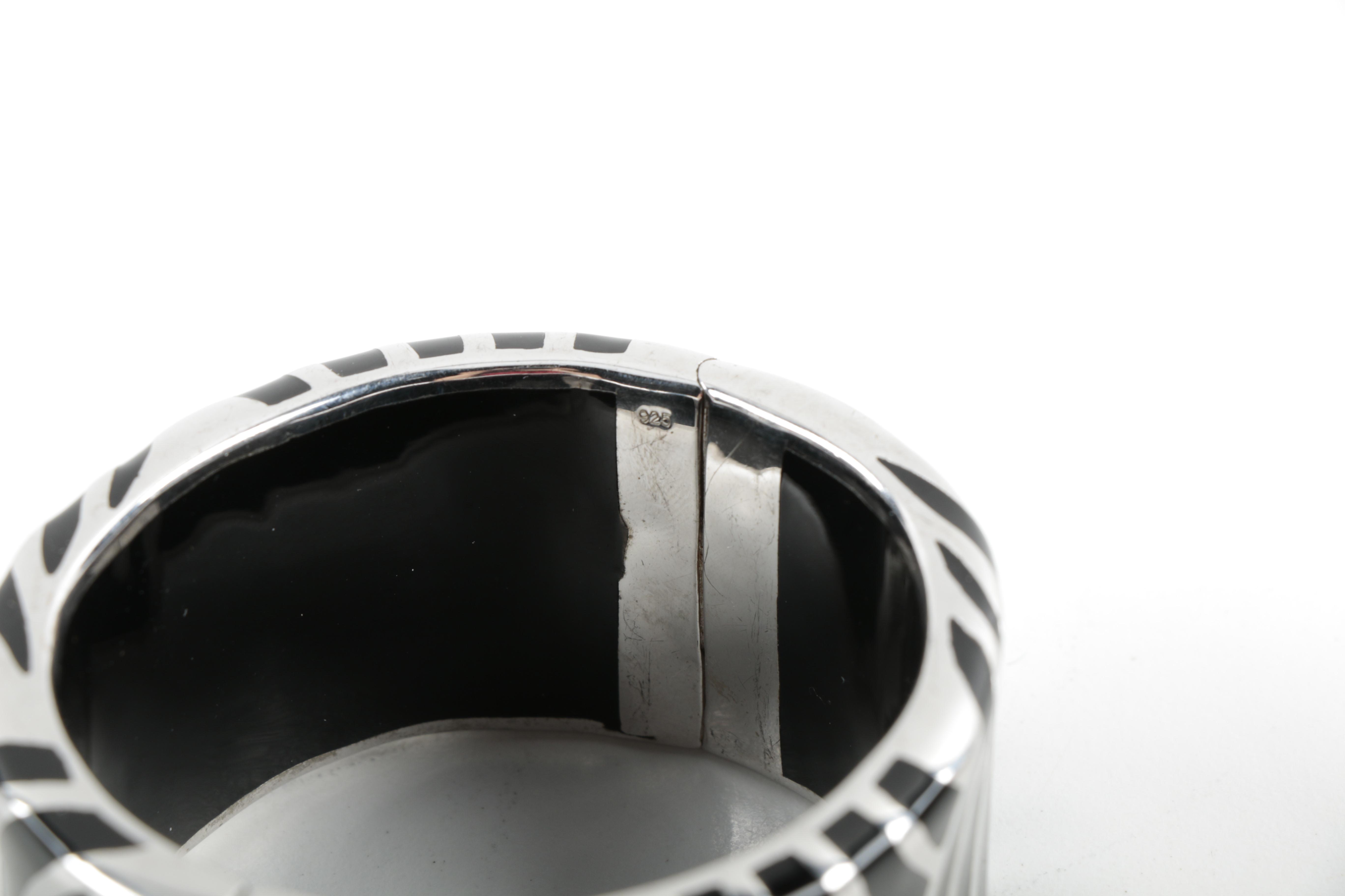 Animal Themed Sterling Silver Bangle Bracelets