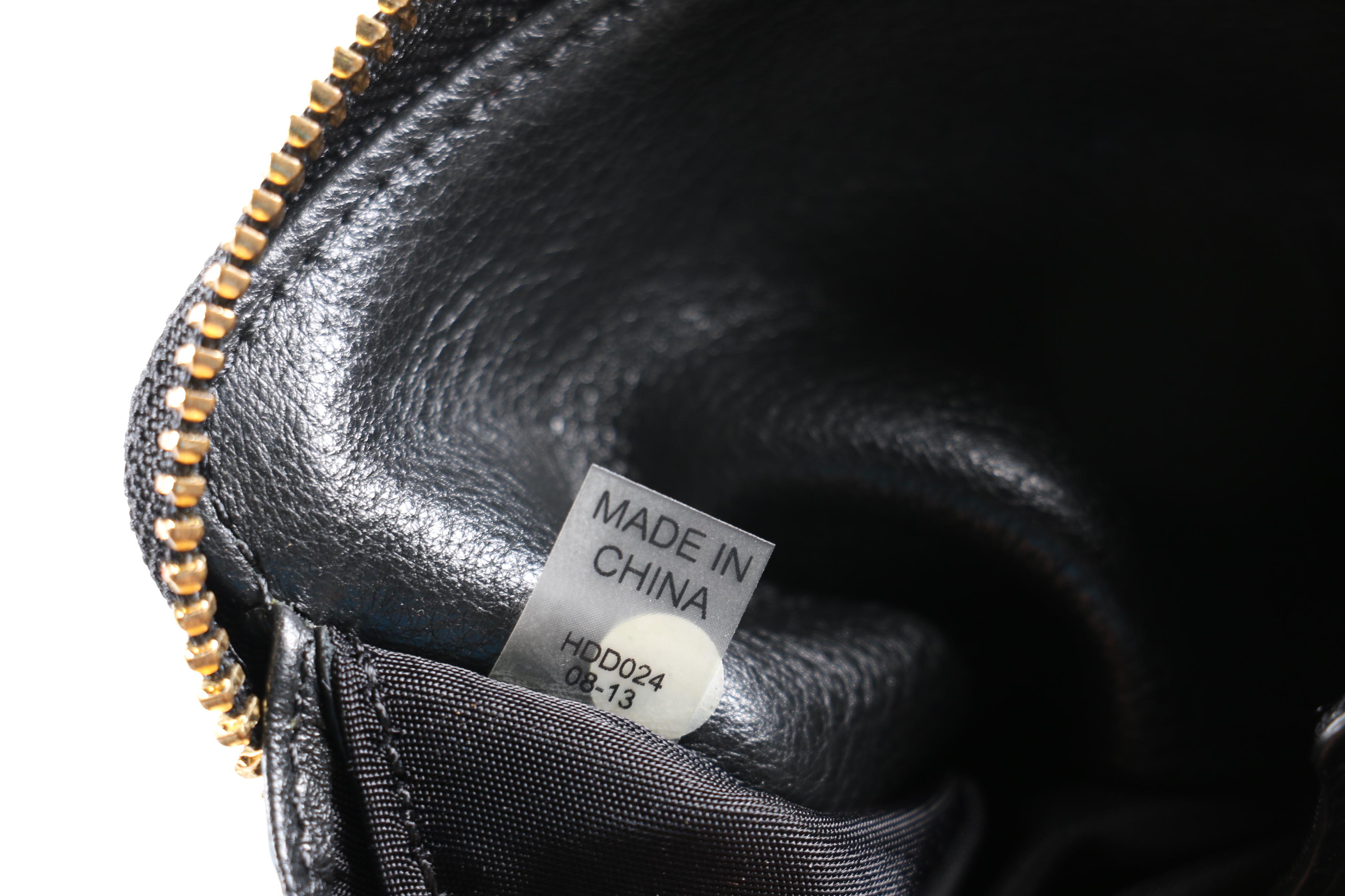 Tory Burch Black Leather Wristlet