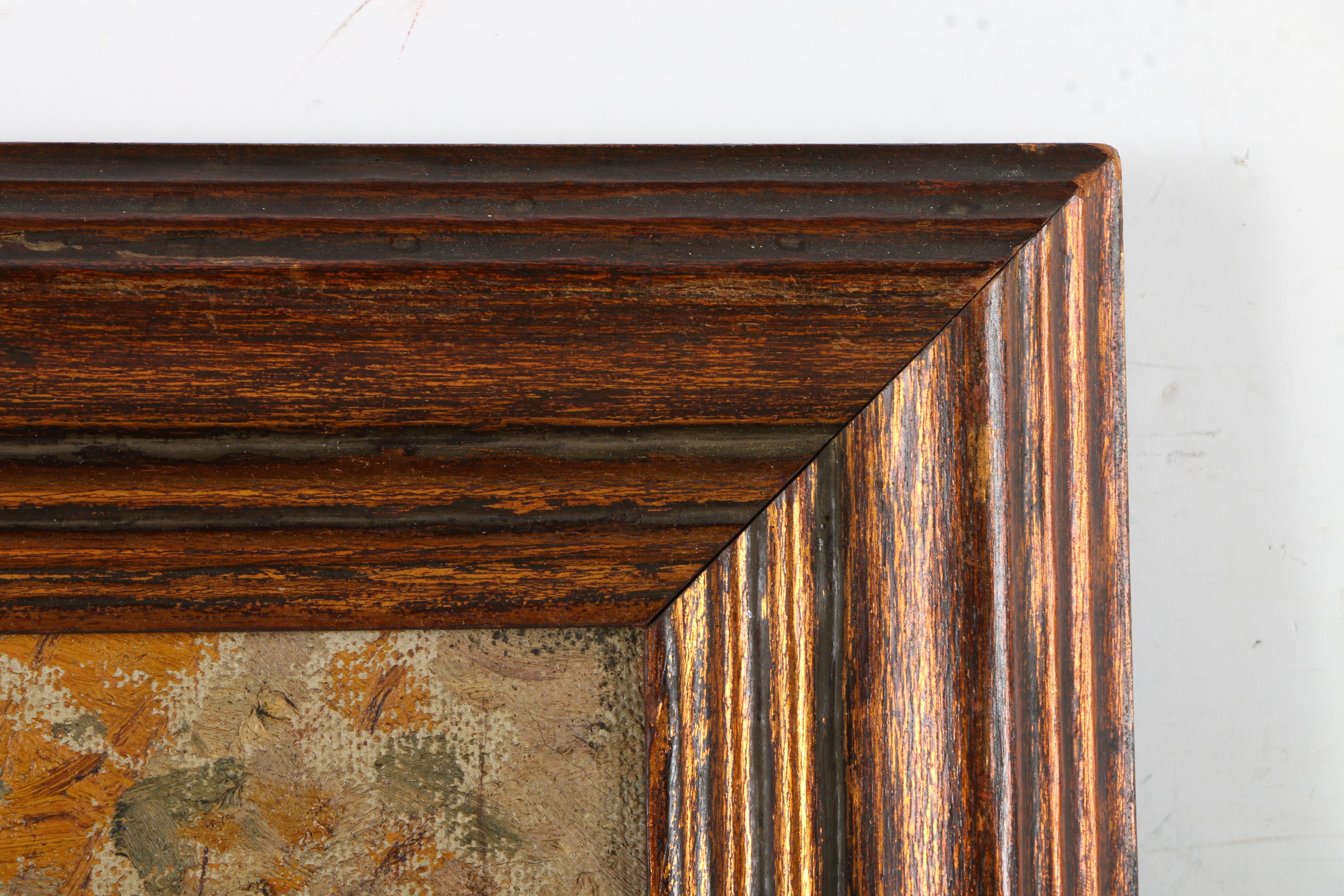 Hal Robinson Oil Painting on Canvas of Trees in Autumn