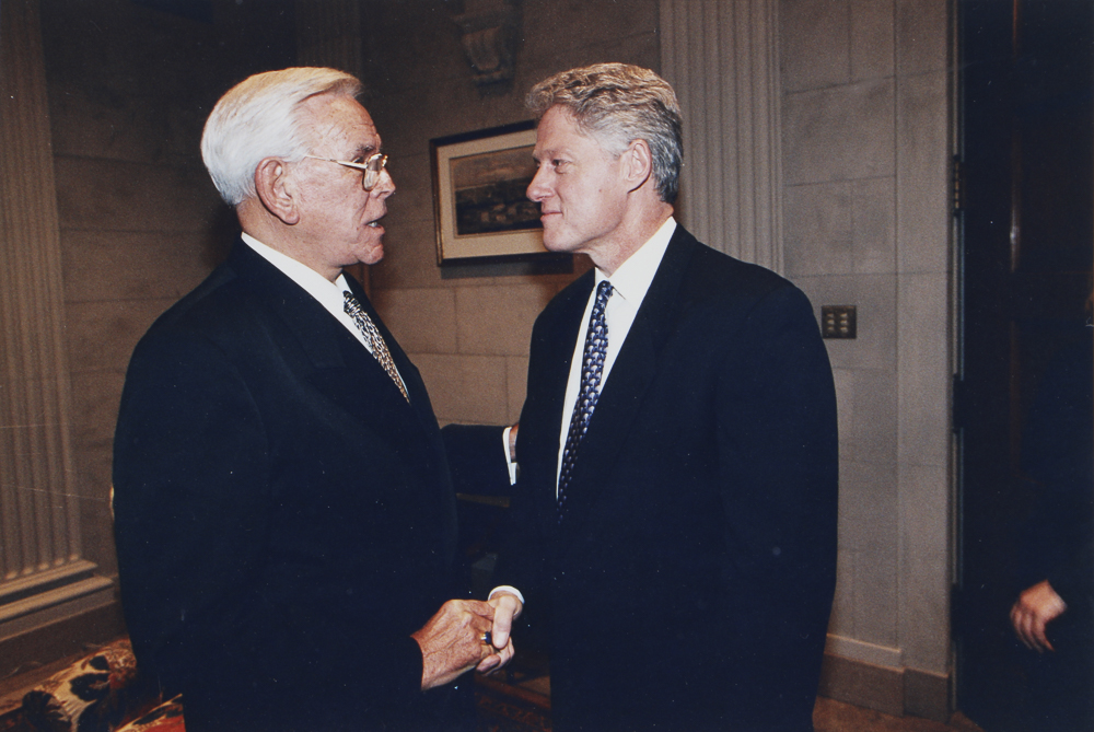 1997 Framed Letters and Photos of Pres. Clinton and Dr. Schuller