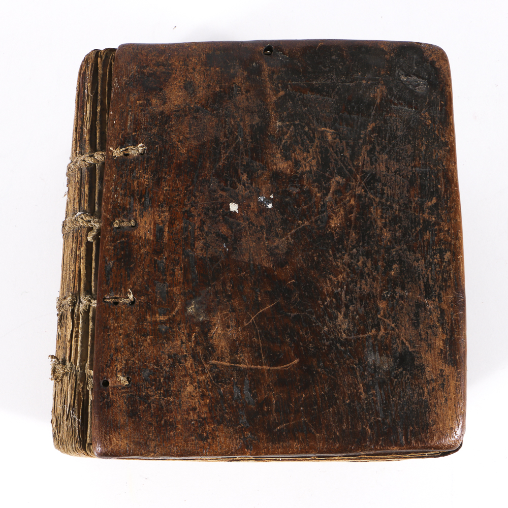 19th Century Ethiopian Prayer Book with Wood Cover Boards
