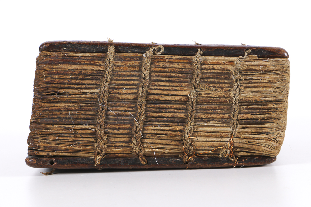 19th Century Ethiopian Prayer Book with Wood Cover Boards