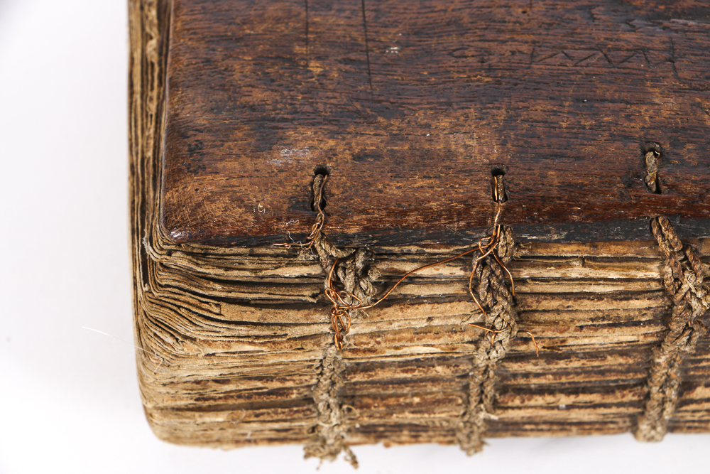19th Century Ethiopian Prayer Book with Wood Cover Boards