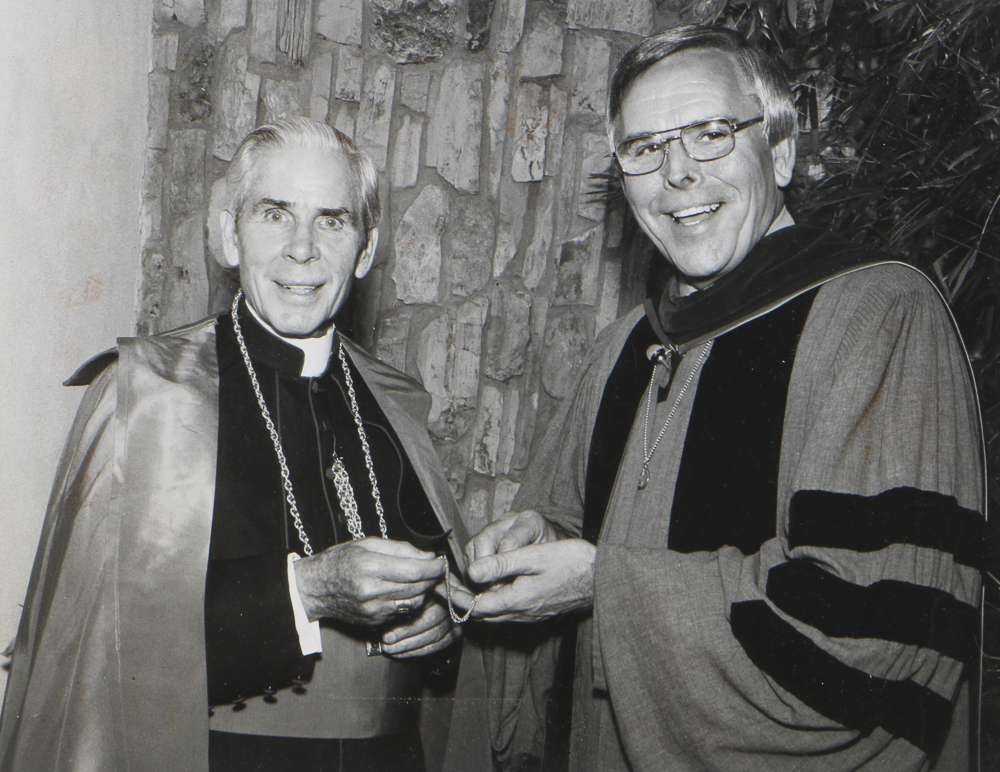 Silver Gelatin Print of Dr. Robert Schuller and Archbishop