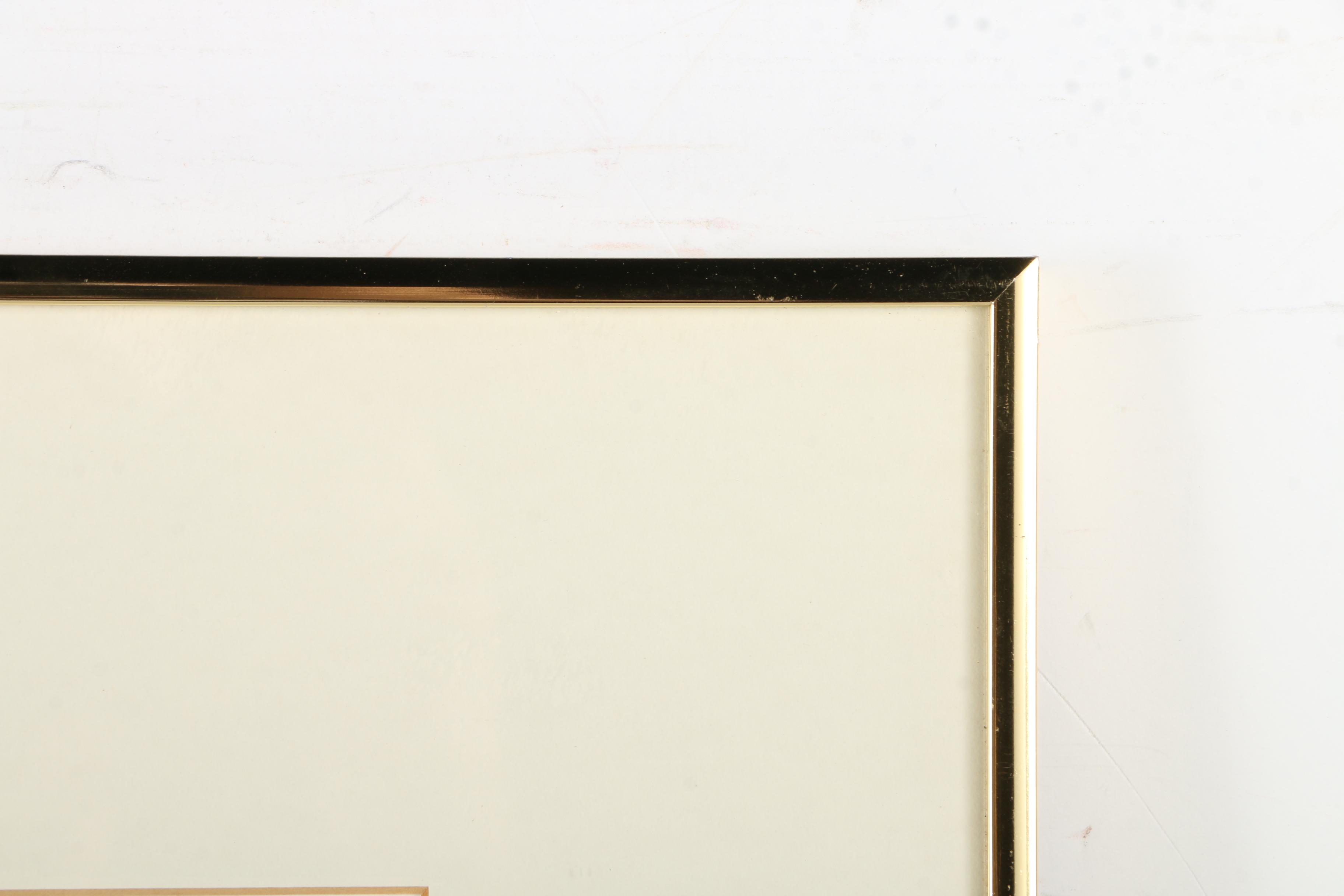 Penny Feder Limited Edition Etching with Aquatint "Woman Emerging"