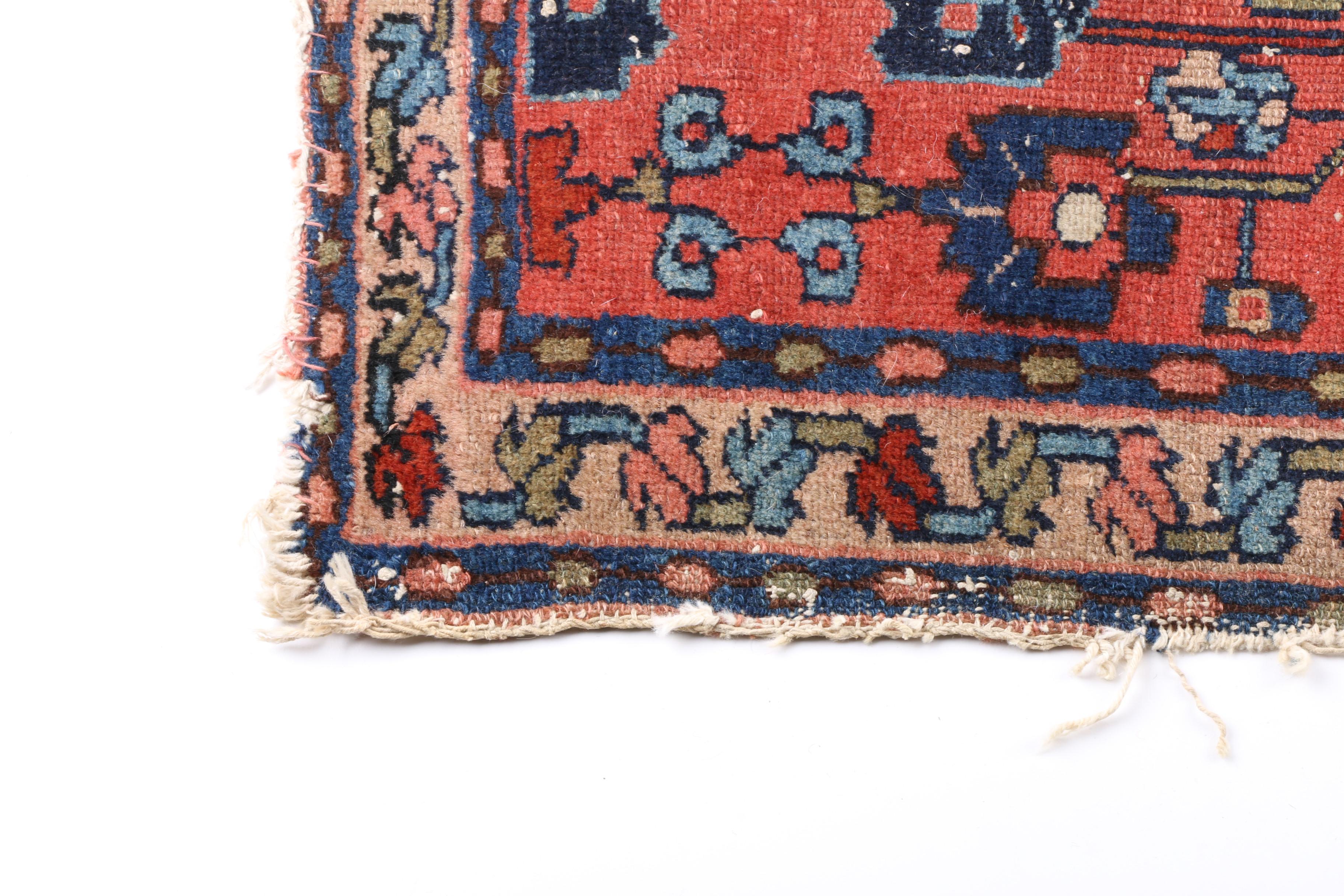 Small Semi-Antique Persian Hand Woven Rug
