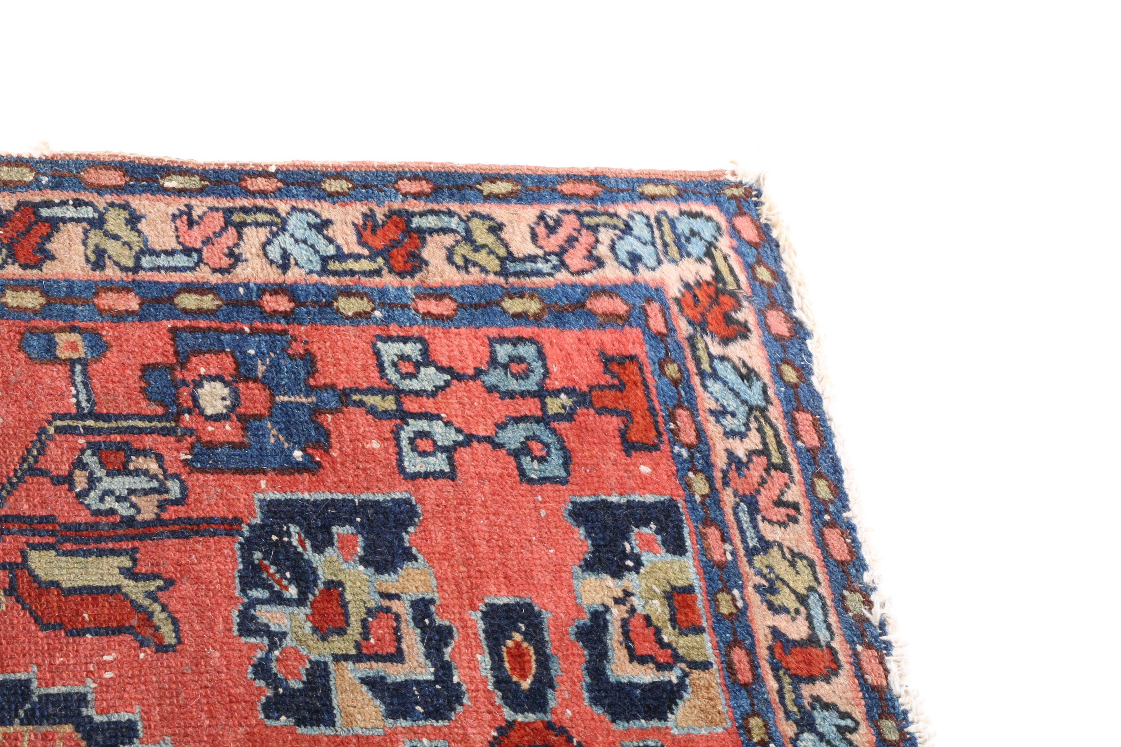 Small Semi-Antique Persian Hand Woven Rug