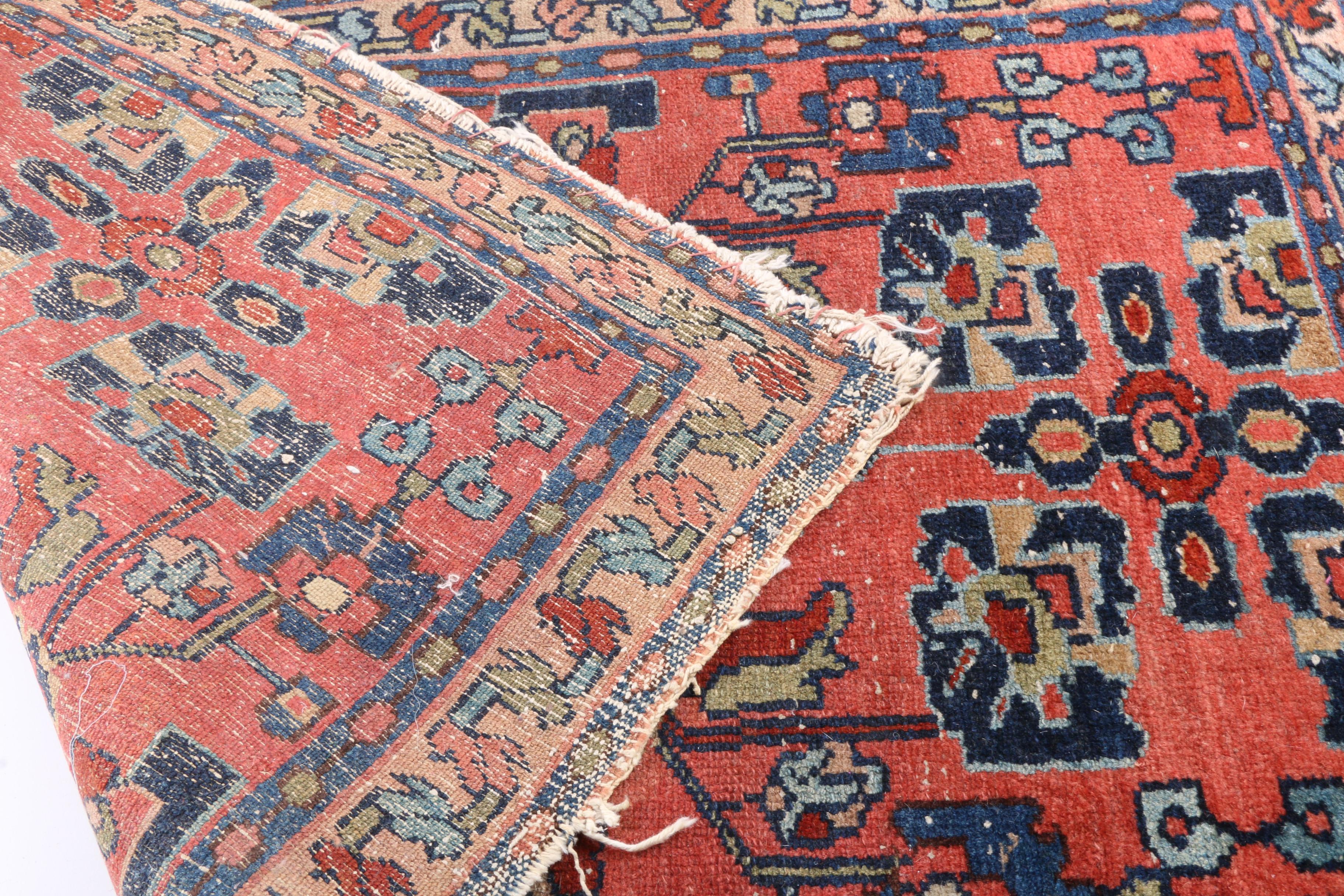 Small Semi-Antique Persian Hand Woven Rug