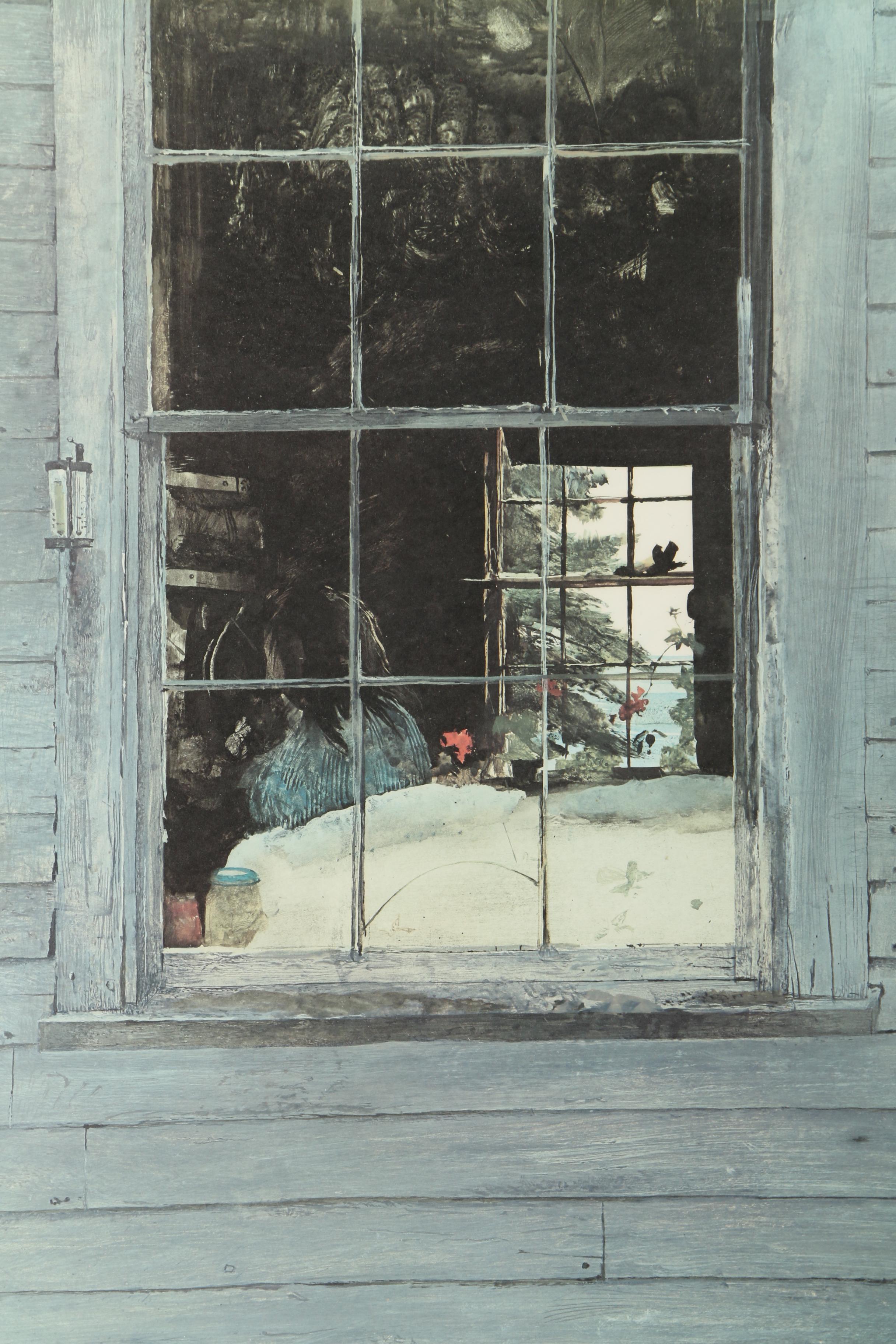 Offset Lithograph After Andrew Wyeth's "Geraniums"