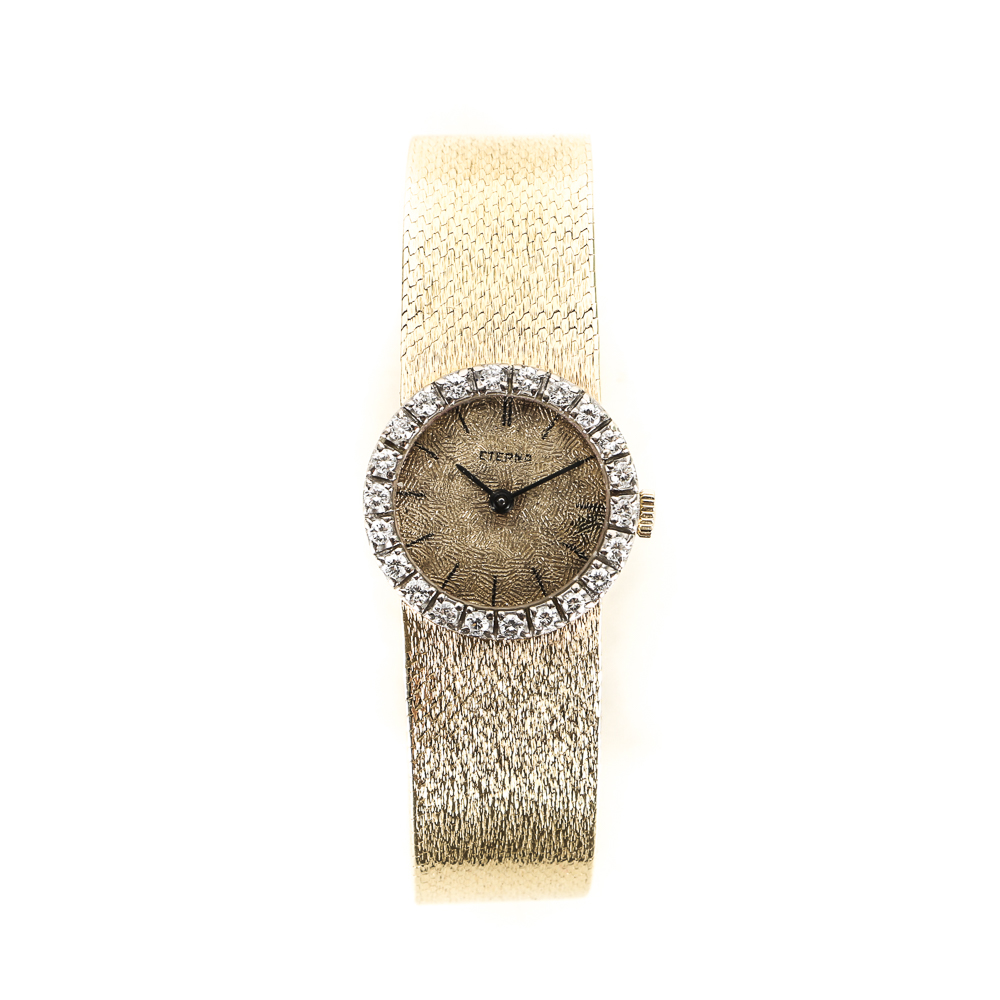 18K Yellow Gold Diamond Eterna Watch