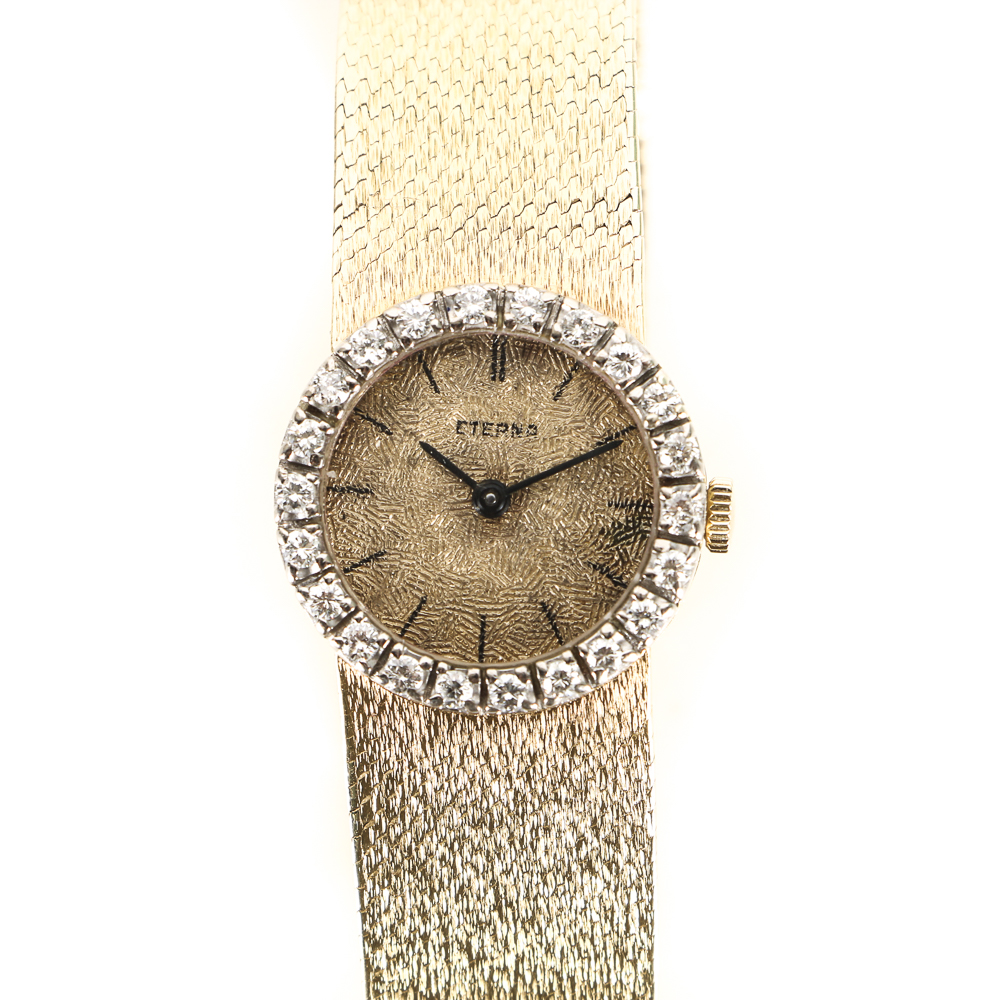 18K Yellow Gold Diamond Eterna Watch