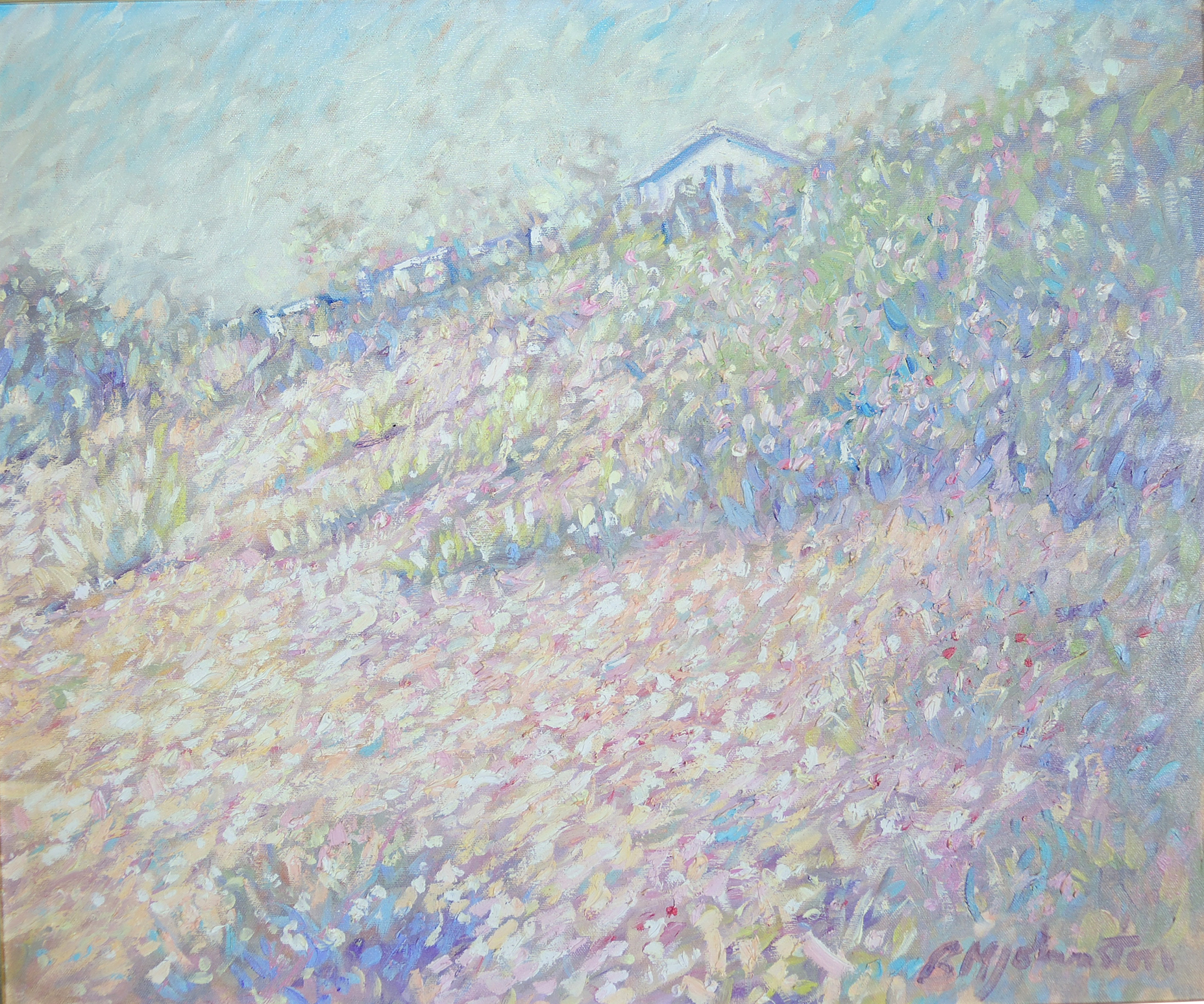 Brian Johnston "Wildflowers" Original Oil on Canvas