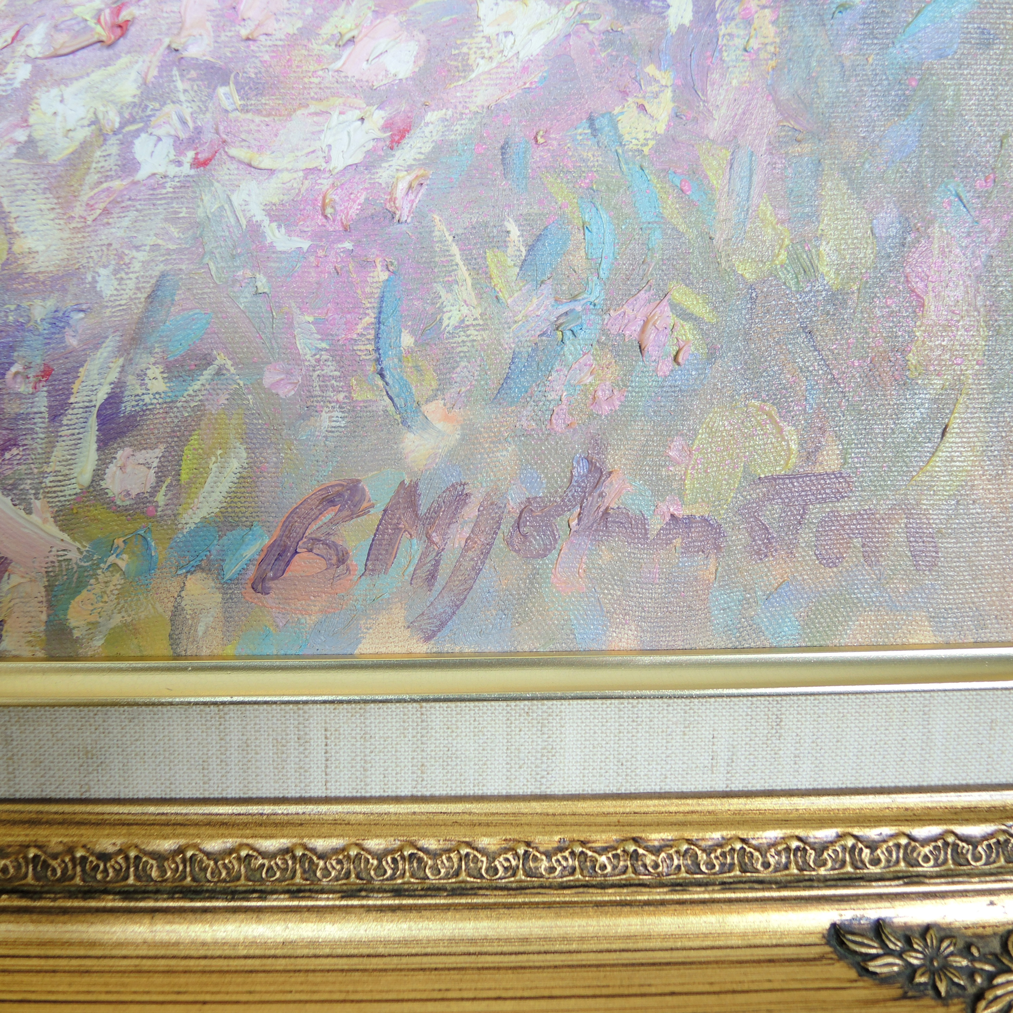 Brian Johnston "Wildflowers" Original Oil on Canvas