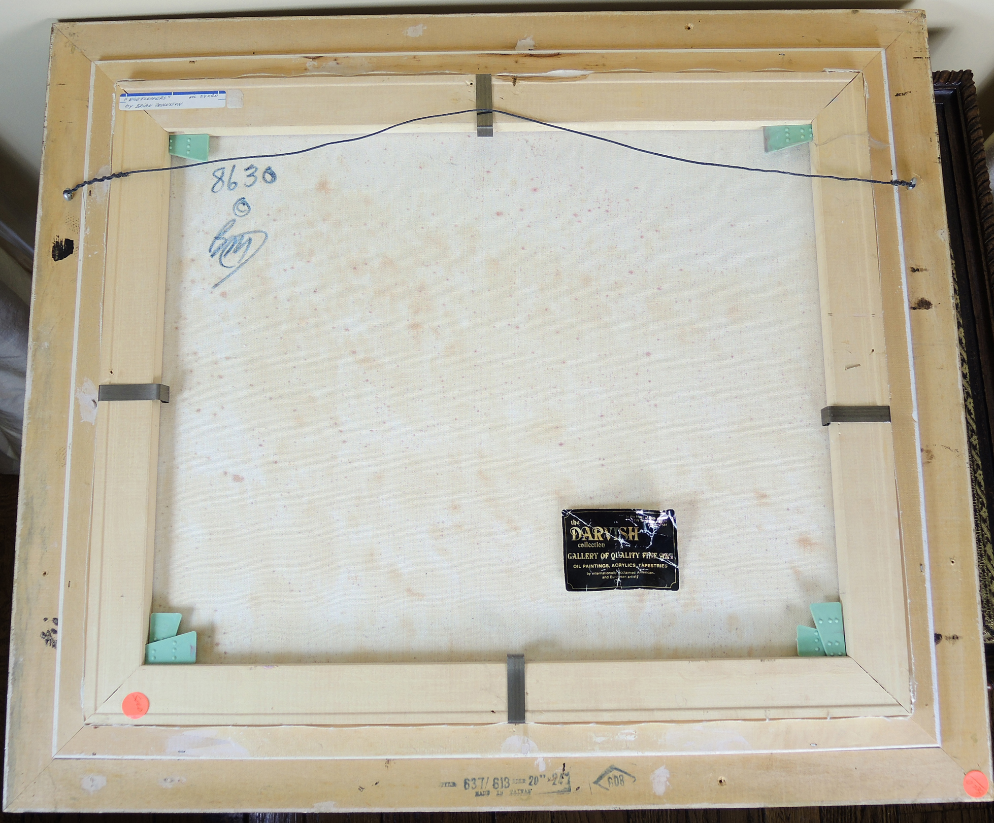 Brian Johnston "Wildflowers" Original Oil on Canvas