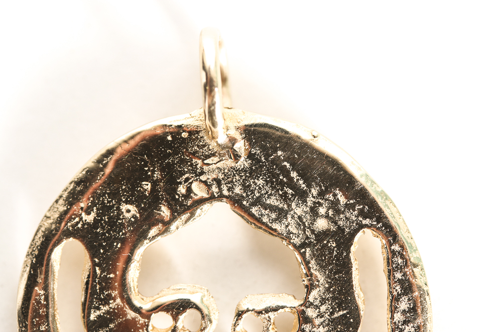 Evel Knievel Gifted 14K Yellow Gold Pendant of Jesus A