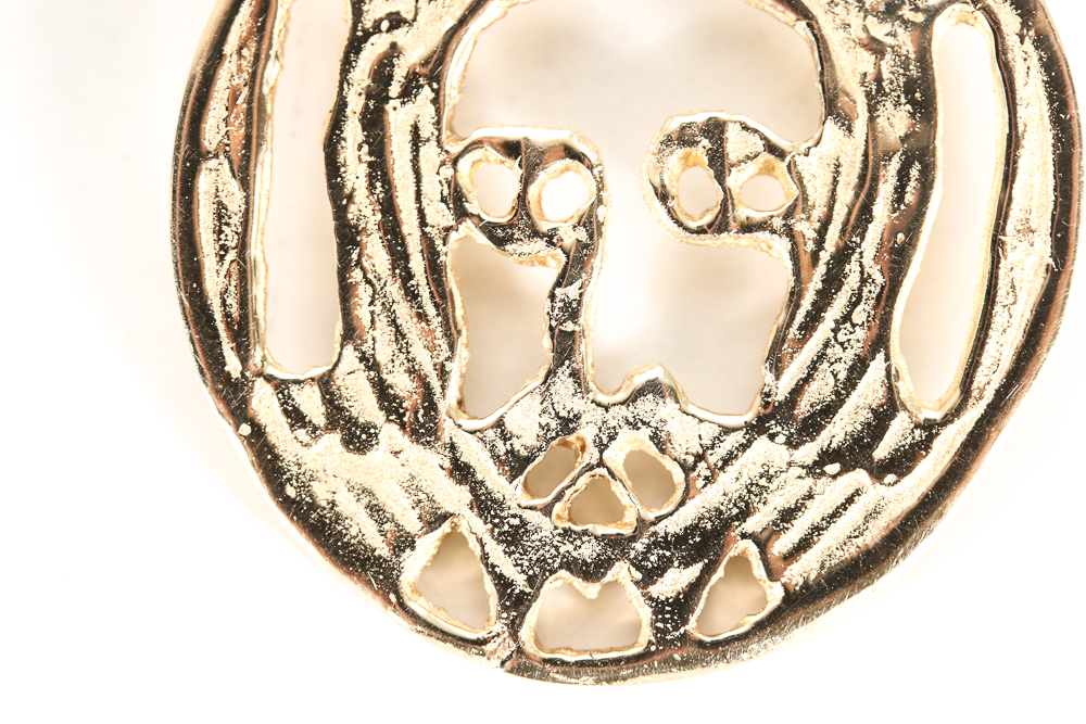 Evel Knievel Gifted 14K Yellow Gold Pendant of Jesus A