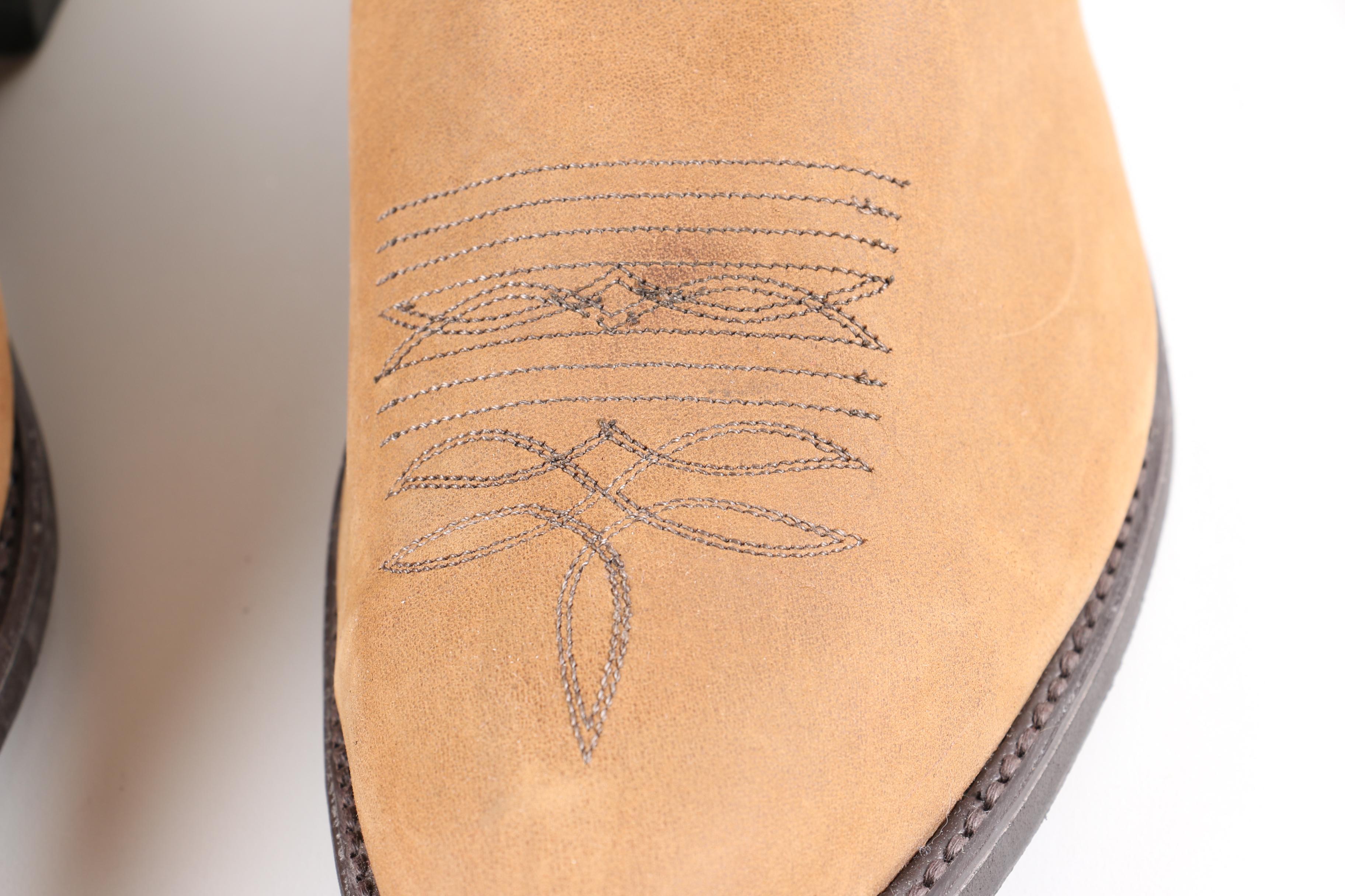 Men's Dingo Slouch and Acme Tan Boots
