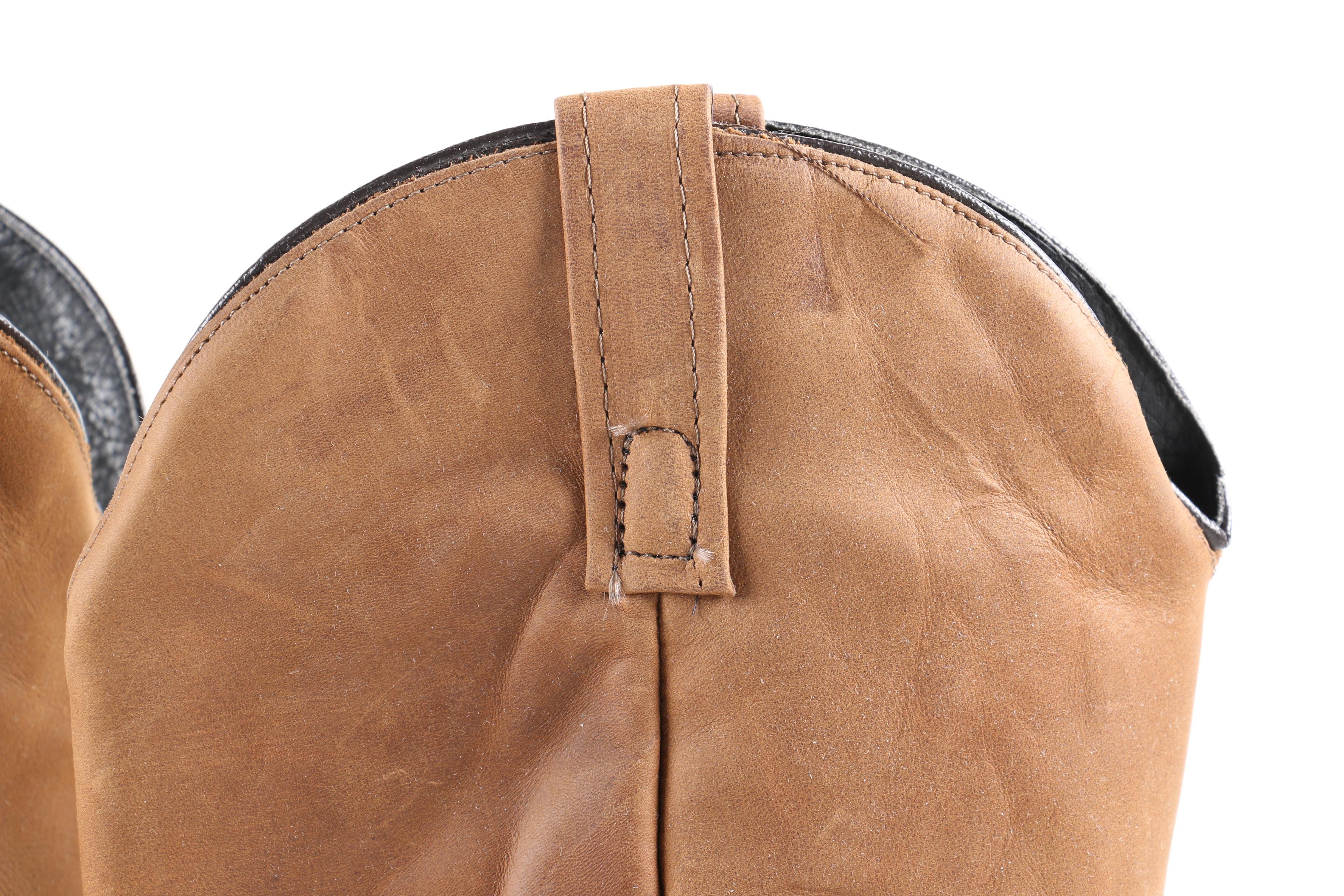 Men's Dingo Slouch and Acme Tan Boots