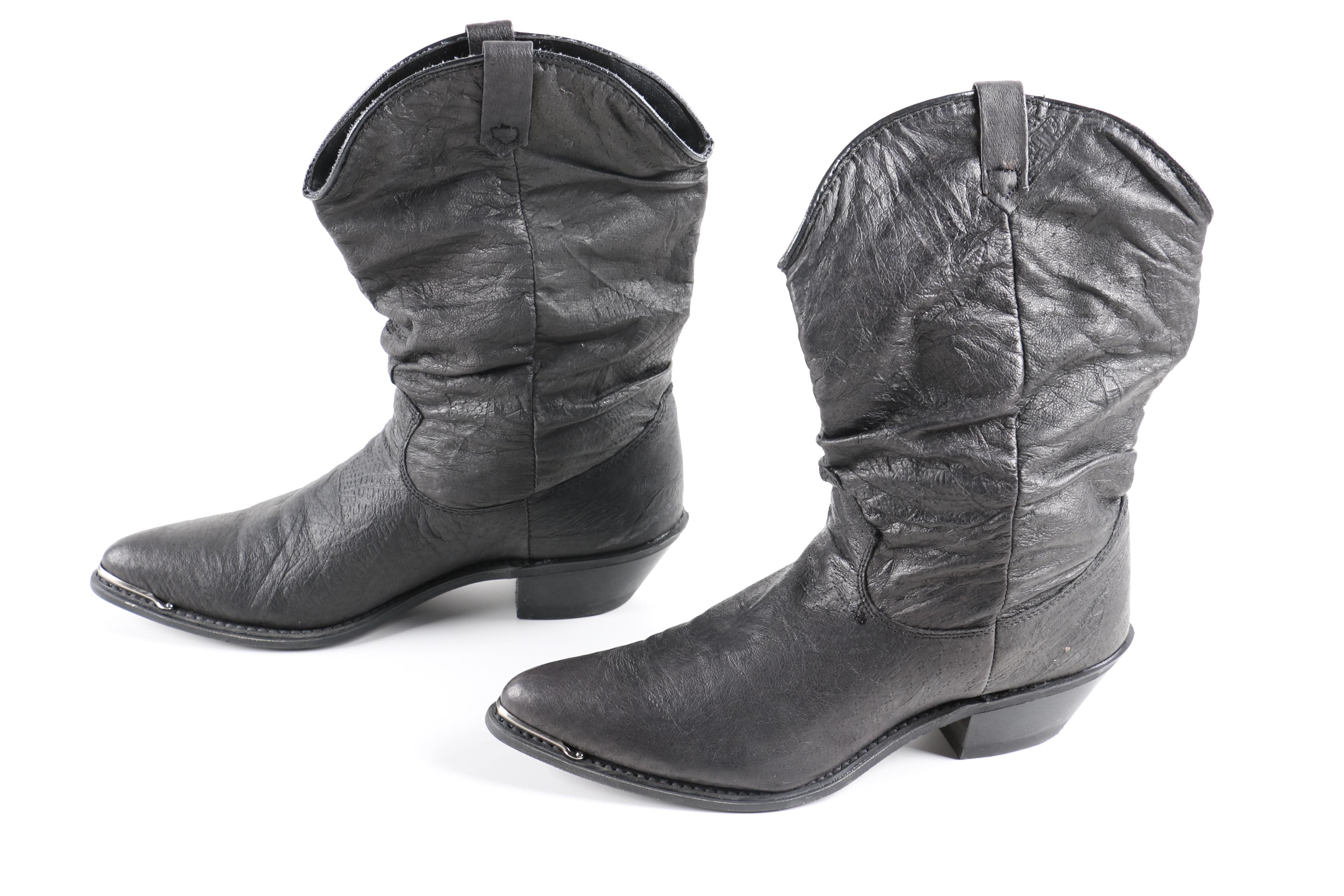 Men's Dingo Slouch and Acme Tan Boots