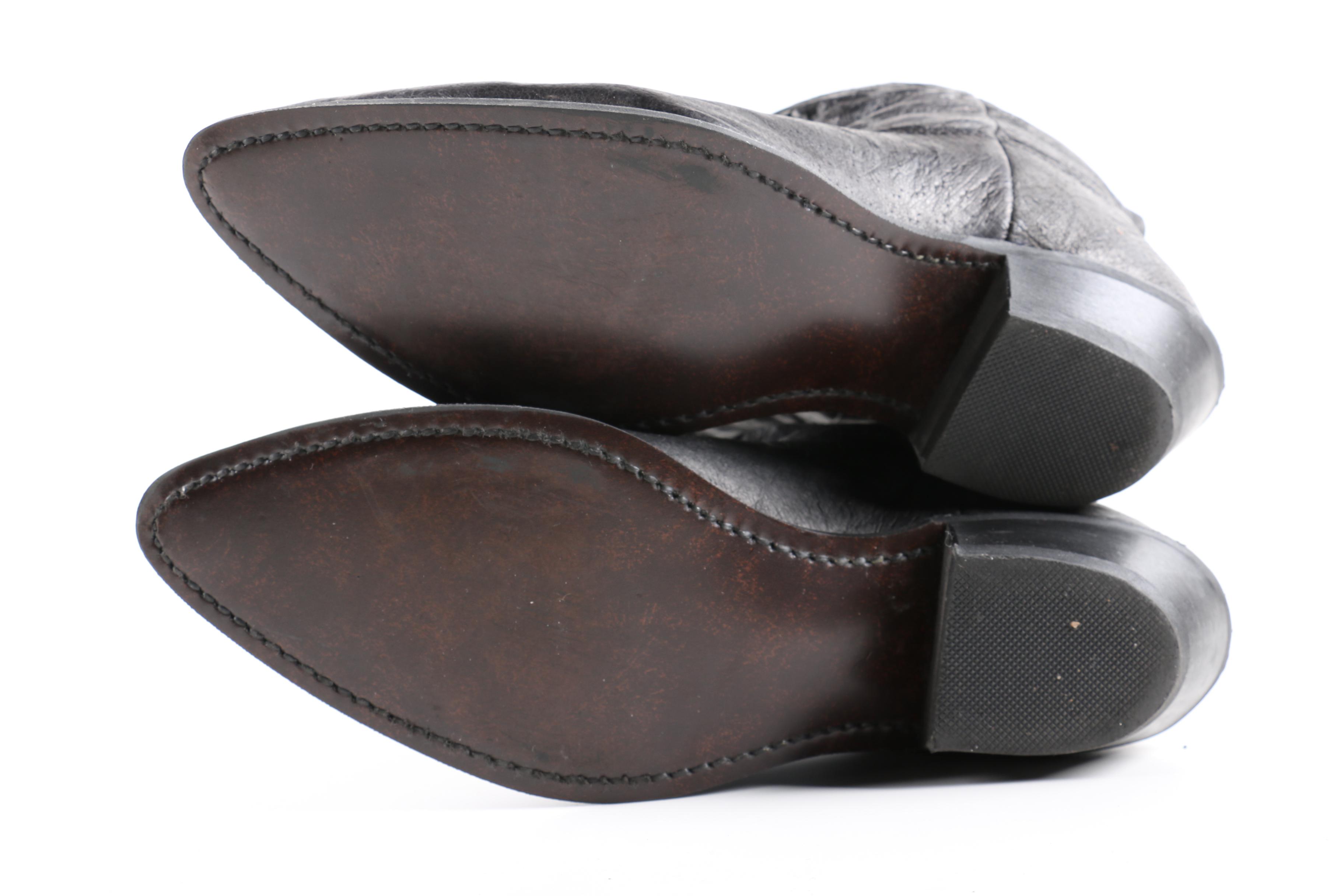 Men's Dingo Slouch and Acme Tan Boots