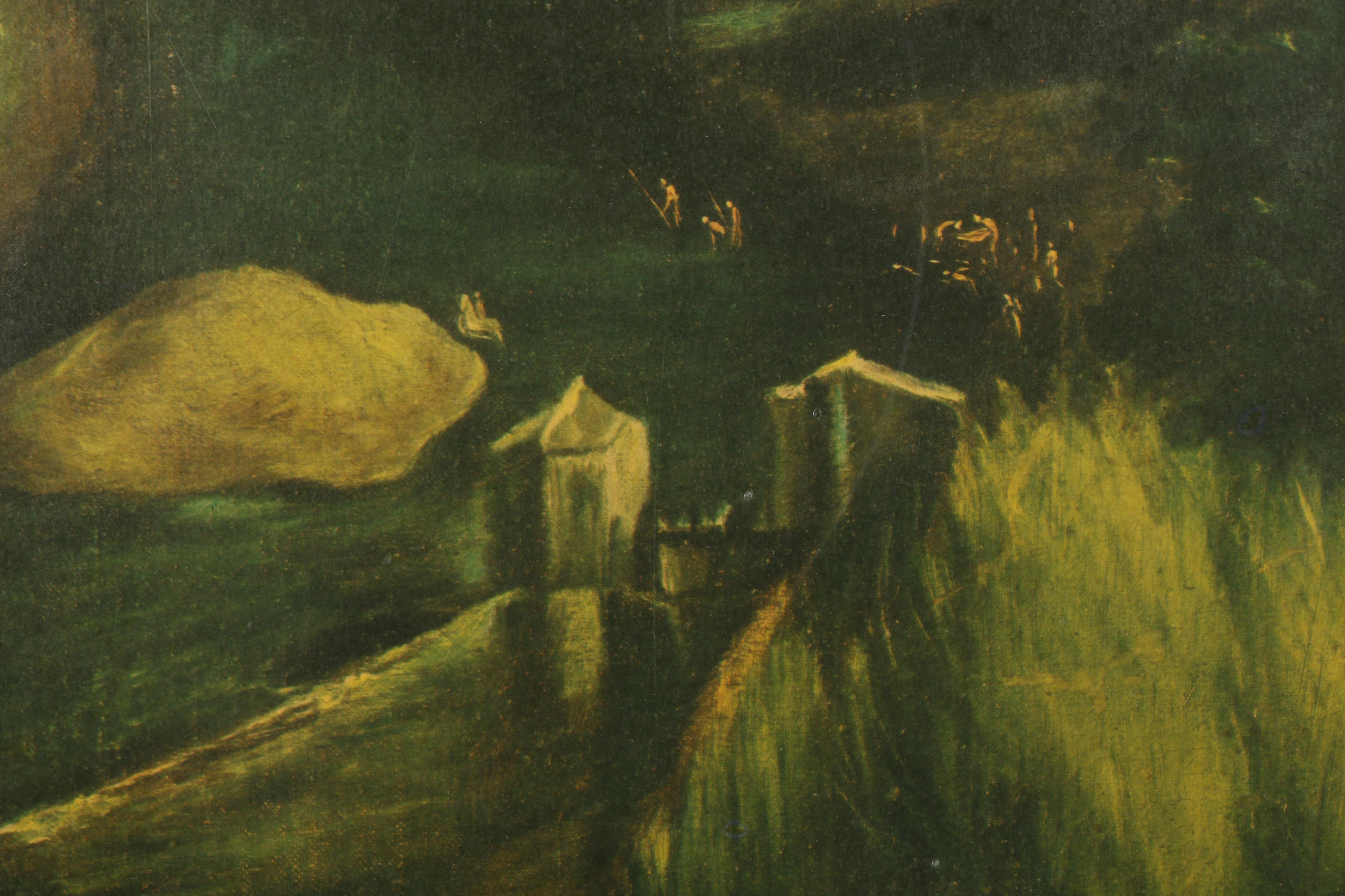 After El Greco Giclee on Board "View of Toledo"