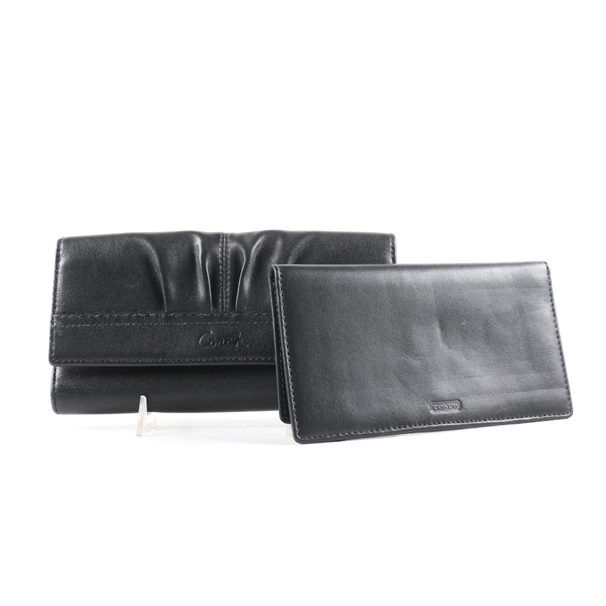 Leather Coach Wallets