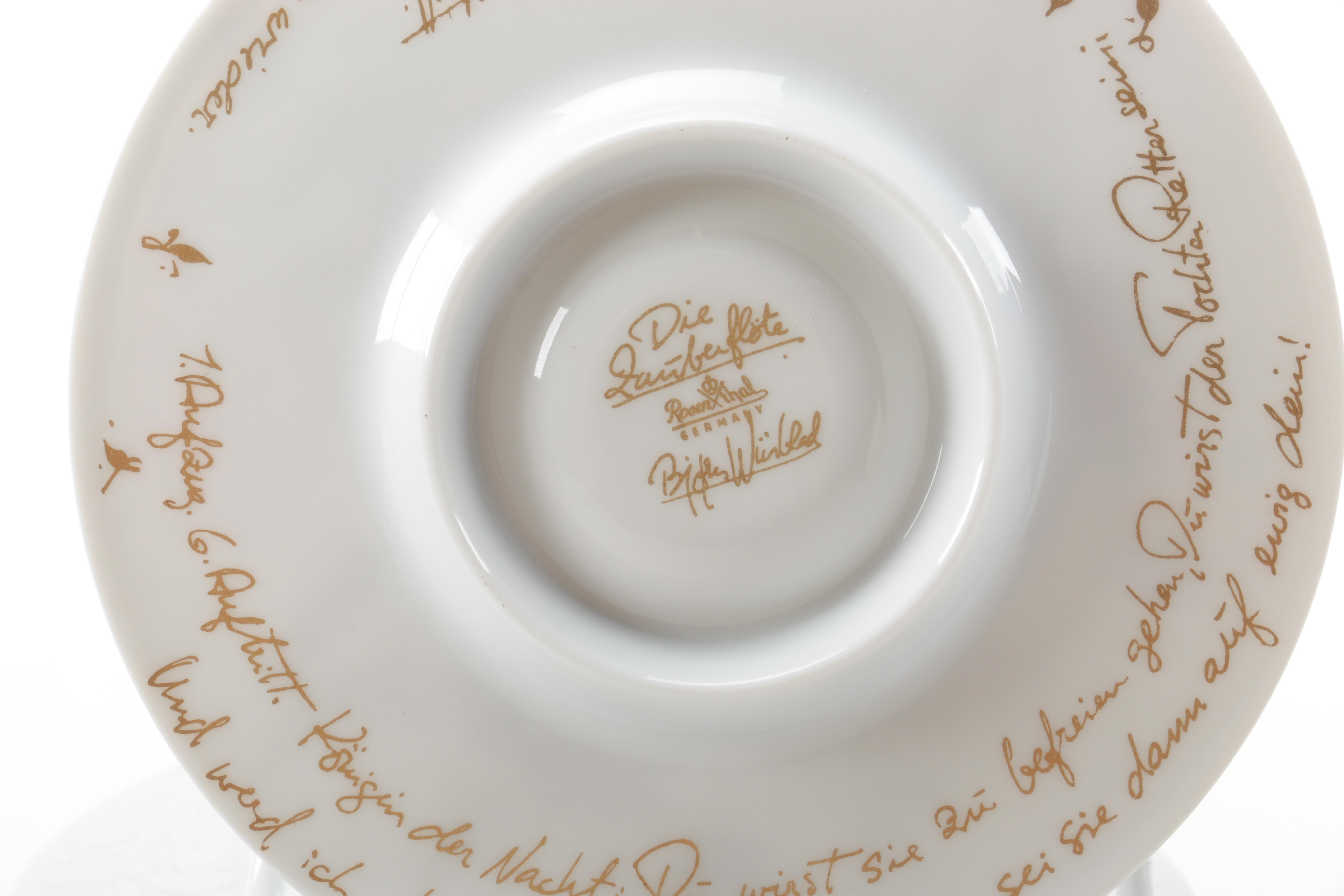 Vintage Rosenthal "Magic Flute" Designed by Bjorn Wiinblad C. 1977