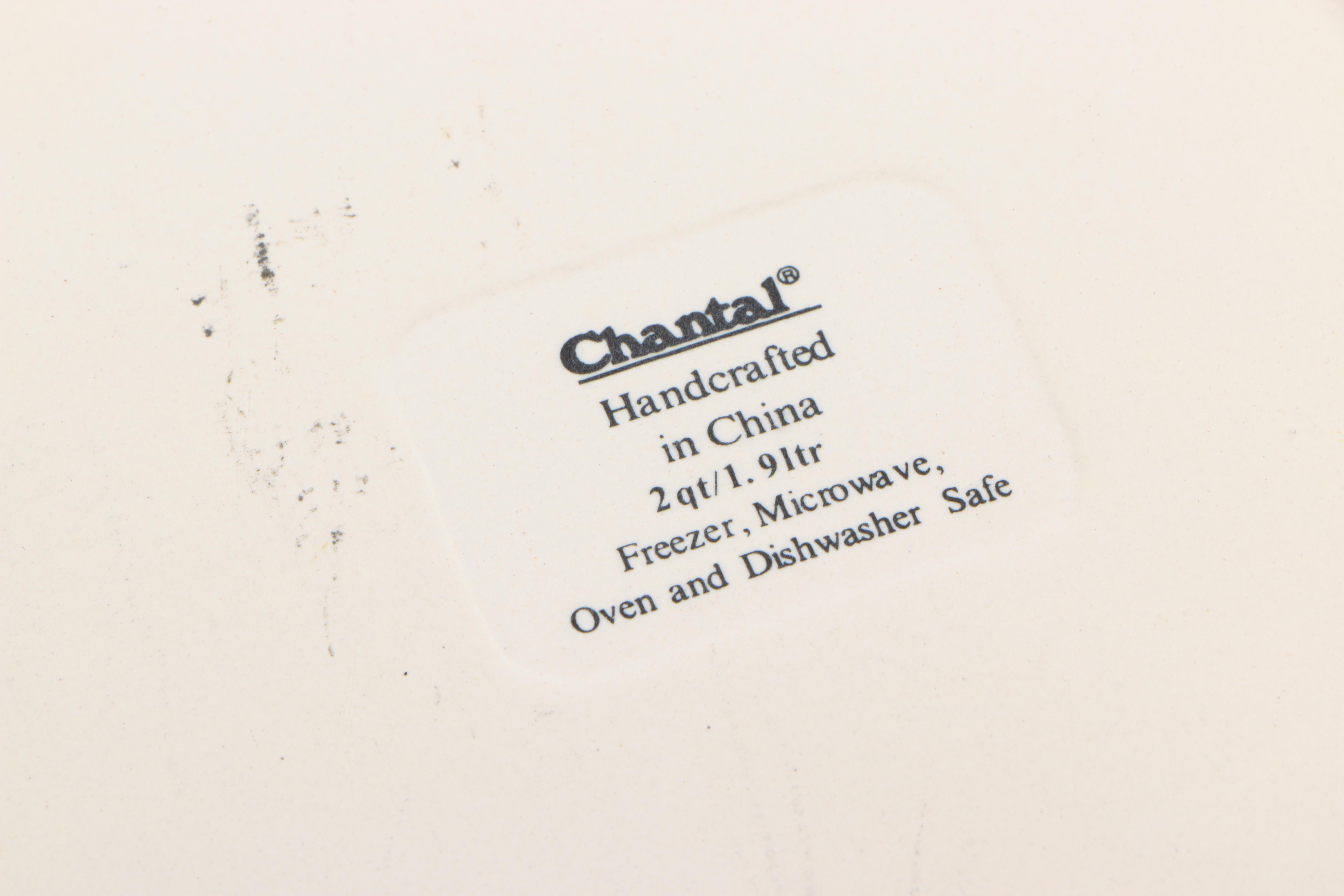 Chantal Hand-Crafted Stoneware Casserole Dish