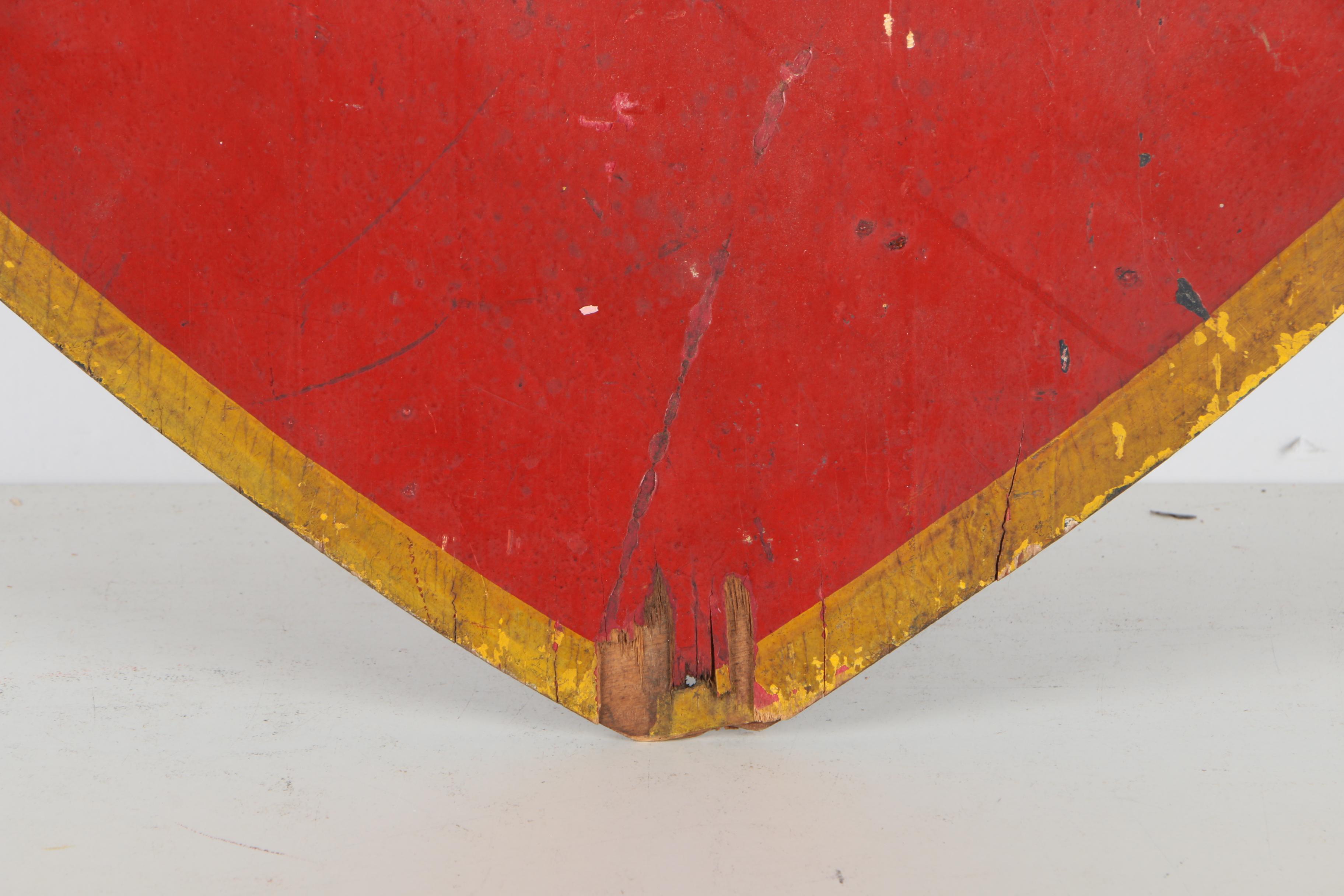 Vintage Wooden Shield With Royal Cypher of Queen Elizabeth Regina II