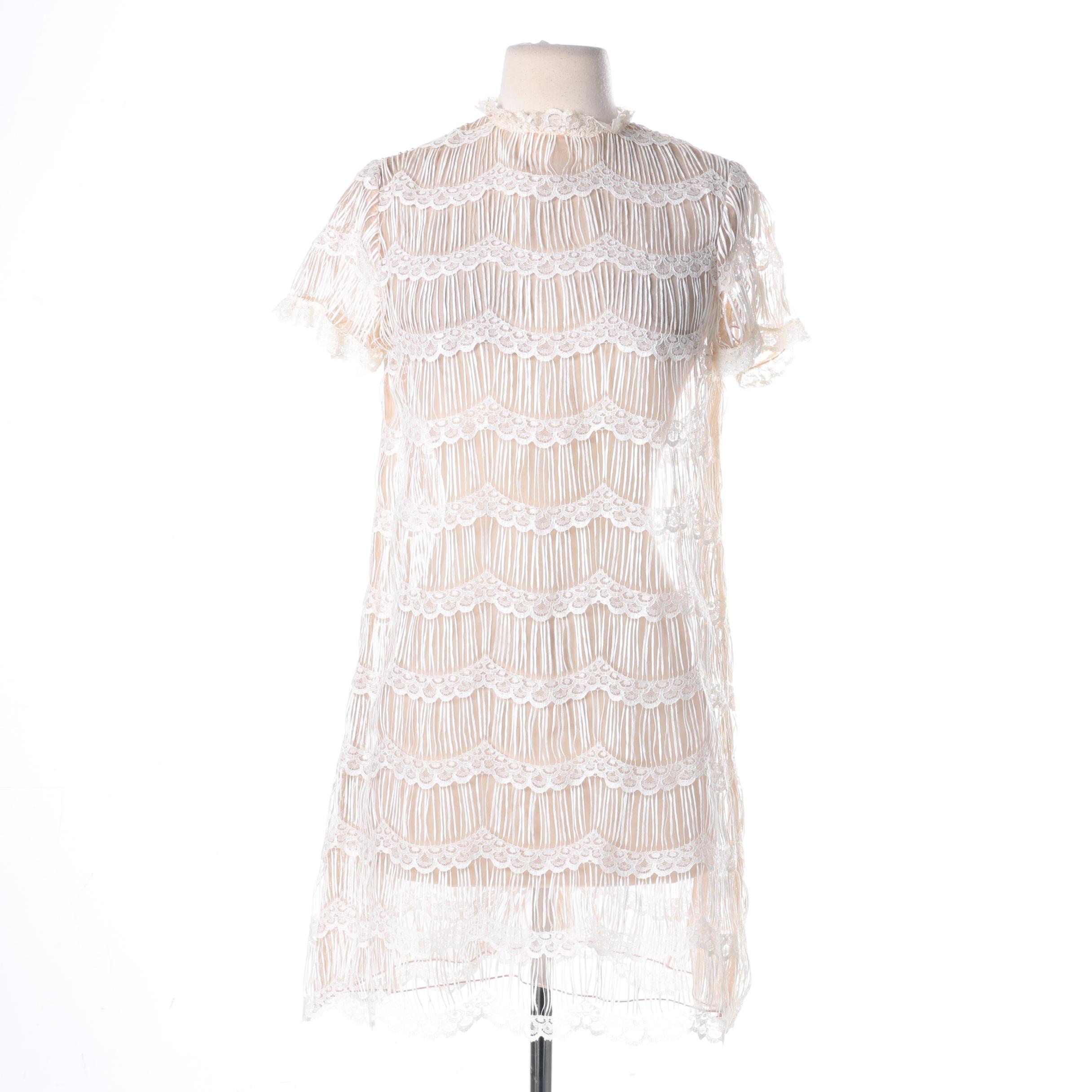 Victorian Hand Tatted Lace Dress