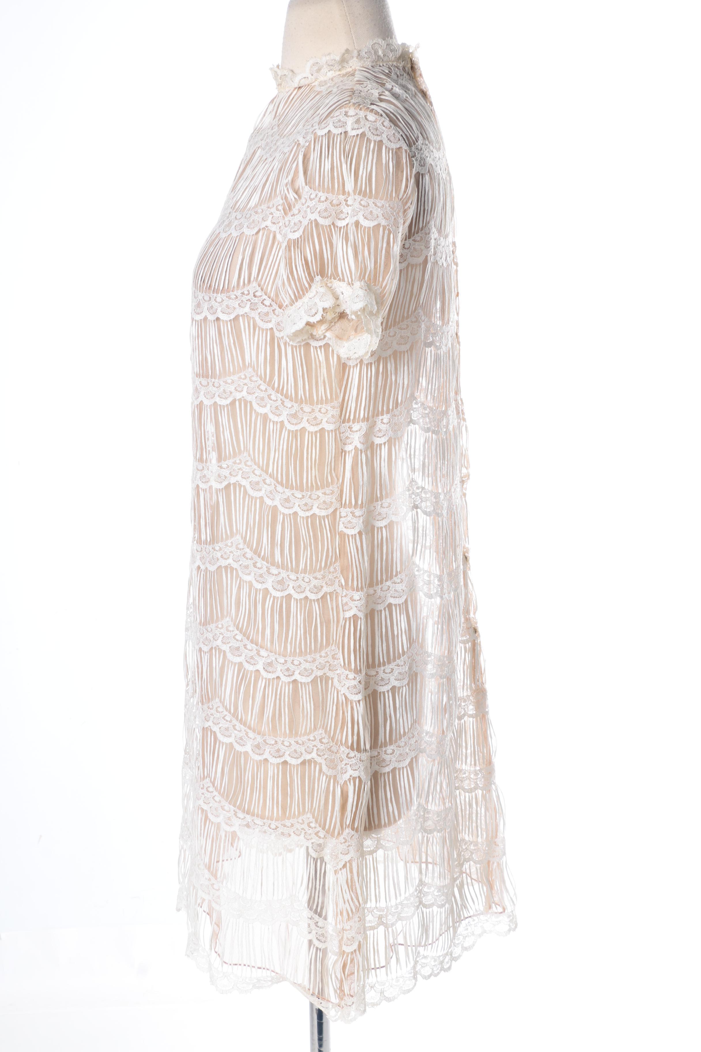 Victorian Hand Tatted Lace Dress