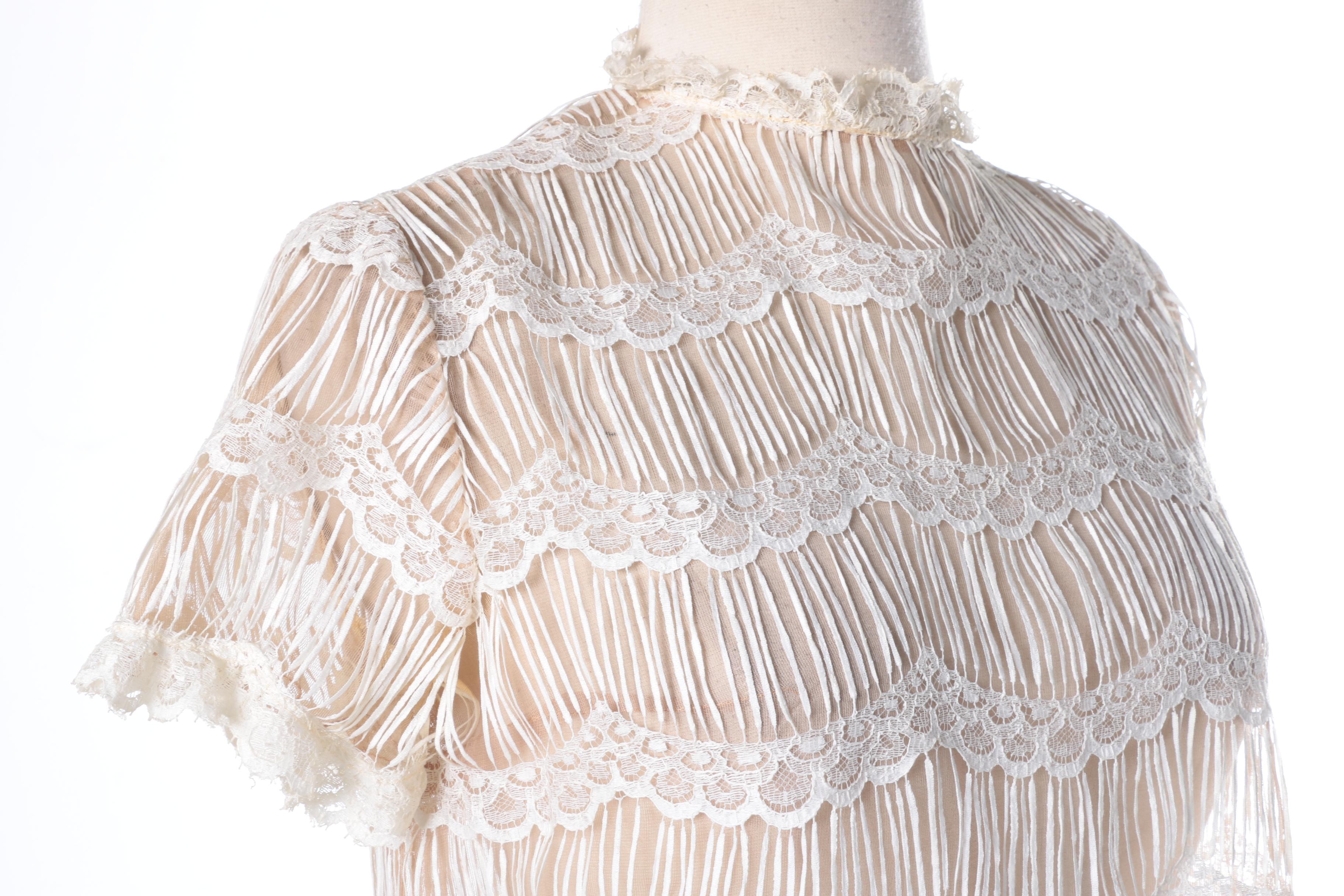 Victorian Hand Tatted Lace Dress