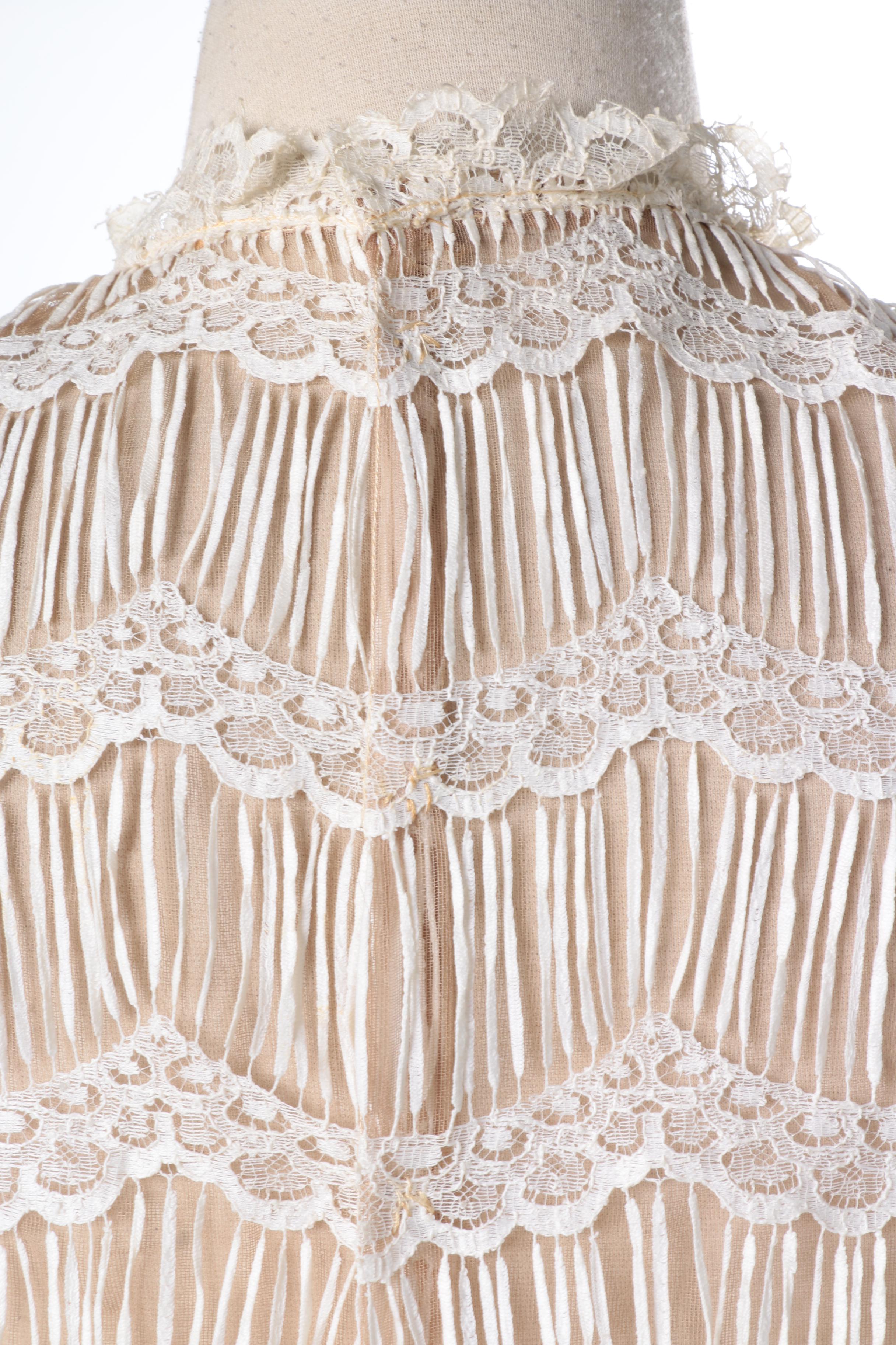 Victorian Hand Tatted Lace Dress