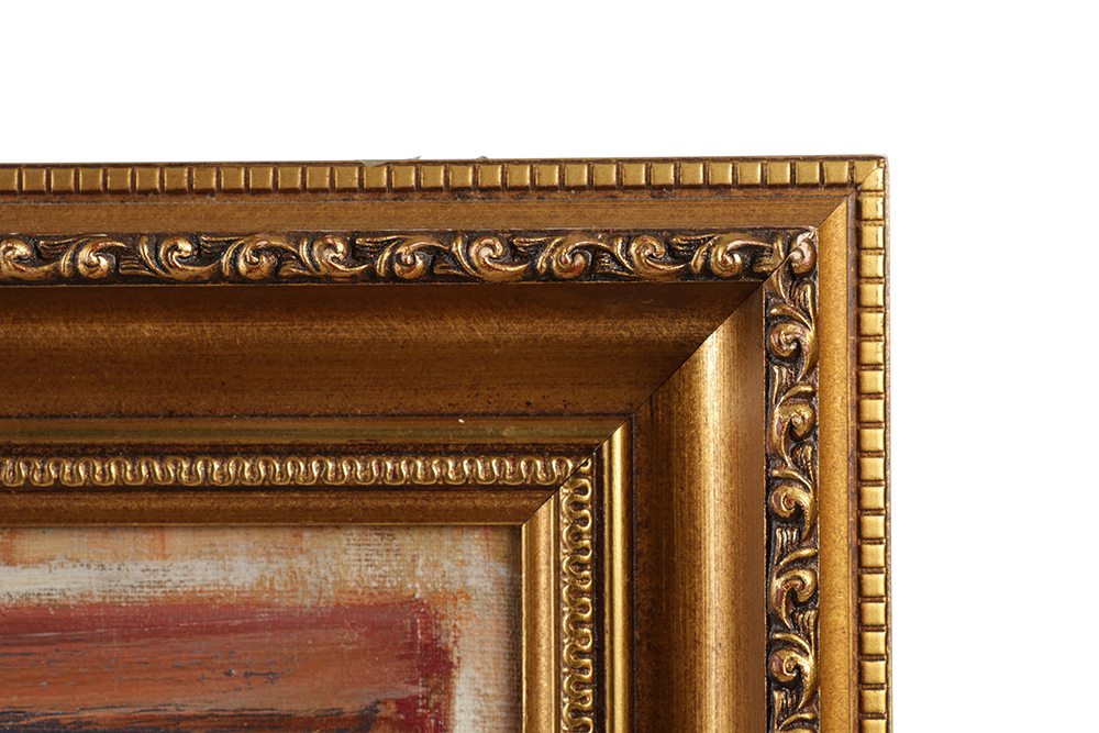 Mary Lou Manning Acrylic Painting on Canvas of Table Set for Tea