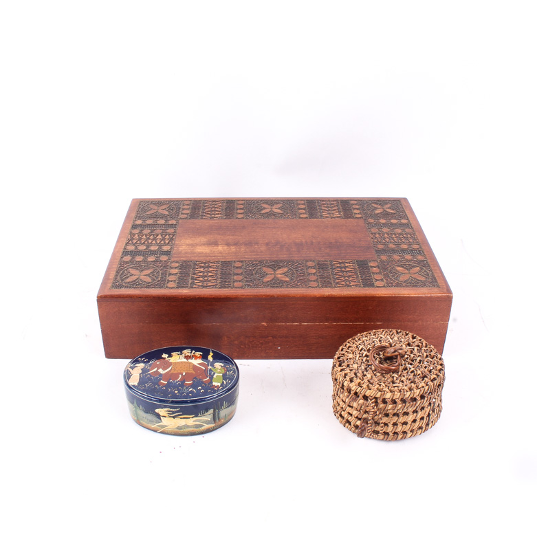 Collection of Vintage Trinket Boxes