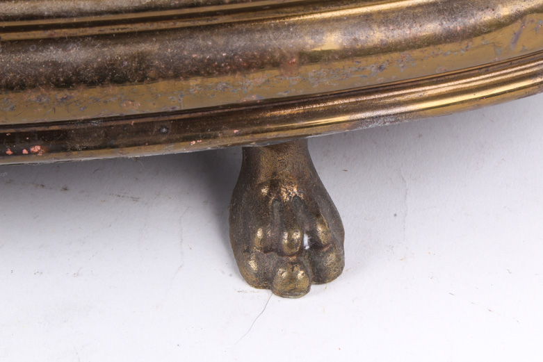 Mid-Century Brass Firewood Holder