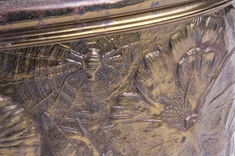 Mid-Century Brass Firewood Holder