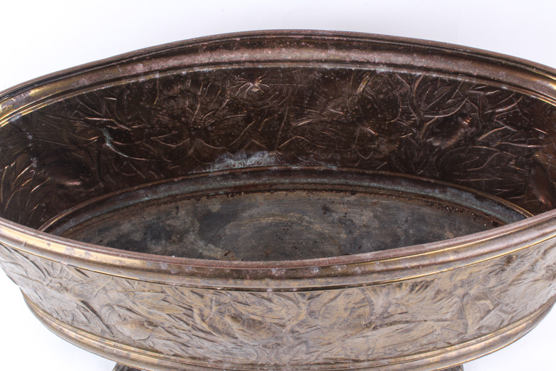 Mid-Century Brass Firewood Holder